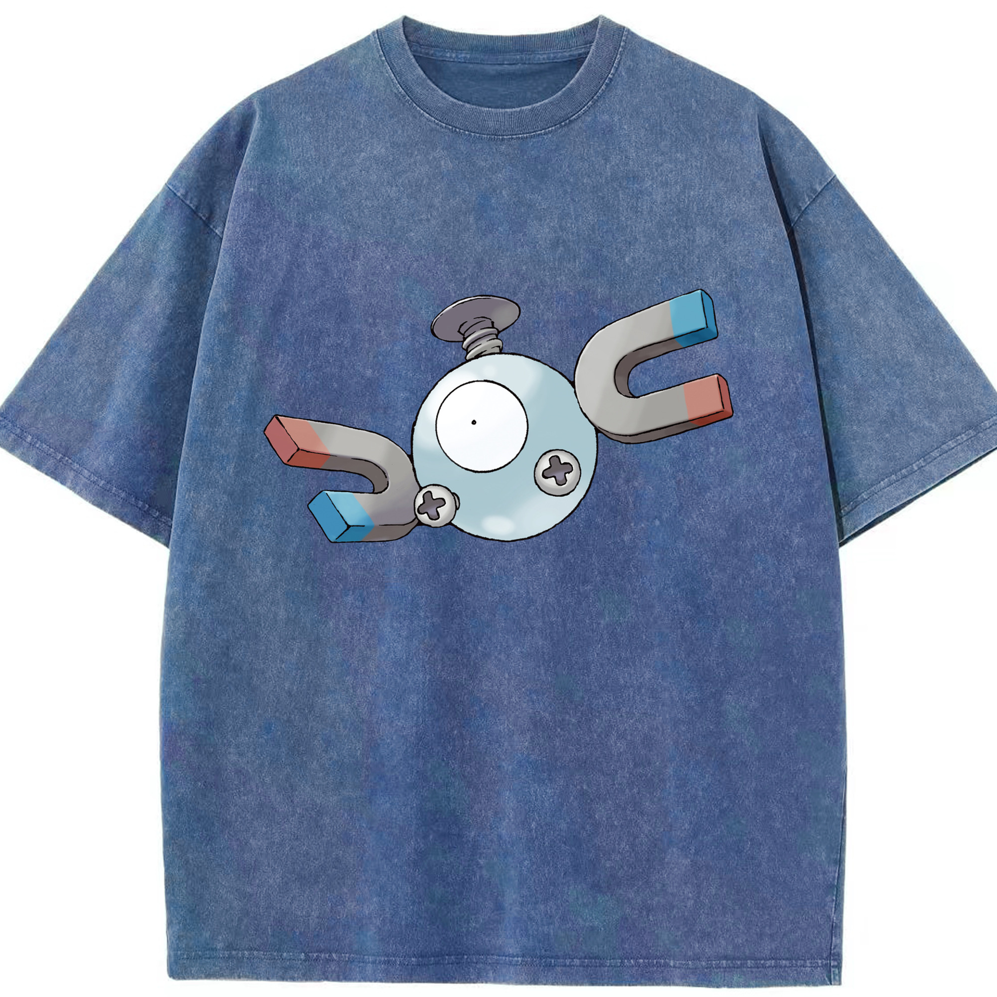 （画像用） ポケットモンスター Pokémon 綿100% ヴィンテージ風 半袖Tシャツ（フロントプリント）