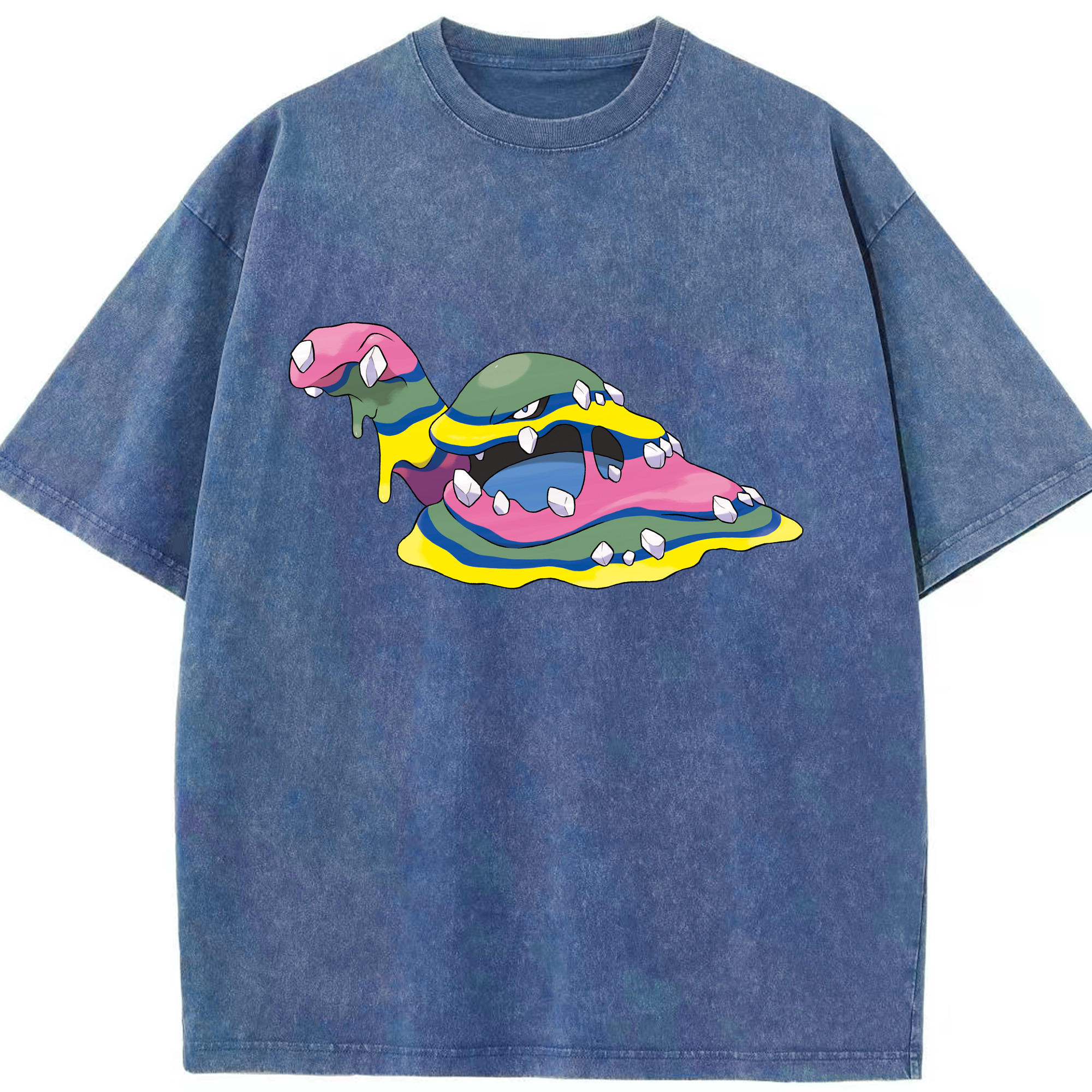 （画像用） ポケットモンスター Pokémon 綿100% ヴィンテージ風 半袖Tシャツ（フロントプリント）