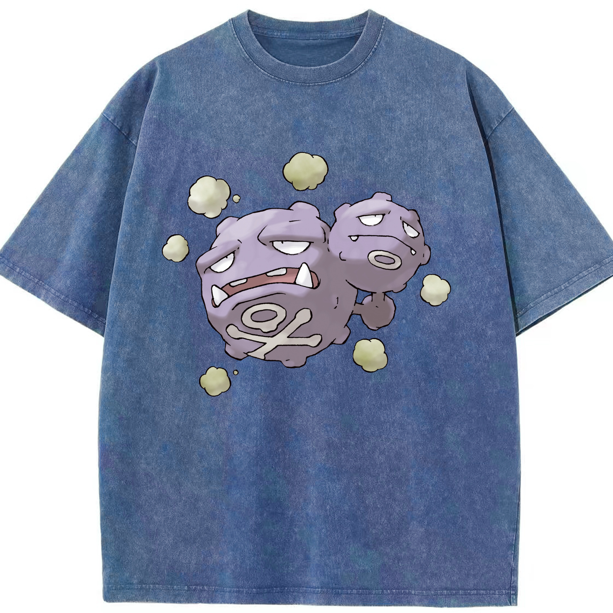 （画像用） ポケットモンスター Pokémon 綿100% ヴィンテージ風 半袖Tシャツ（フロントプリント）