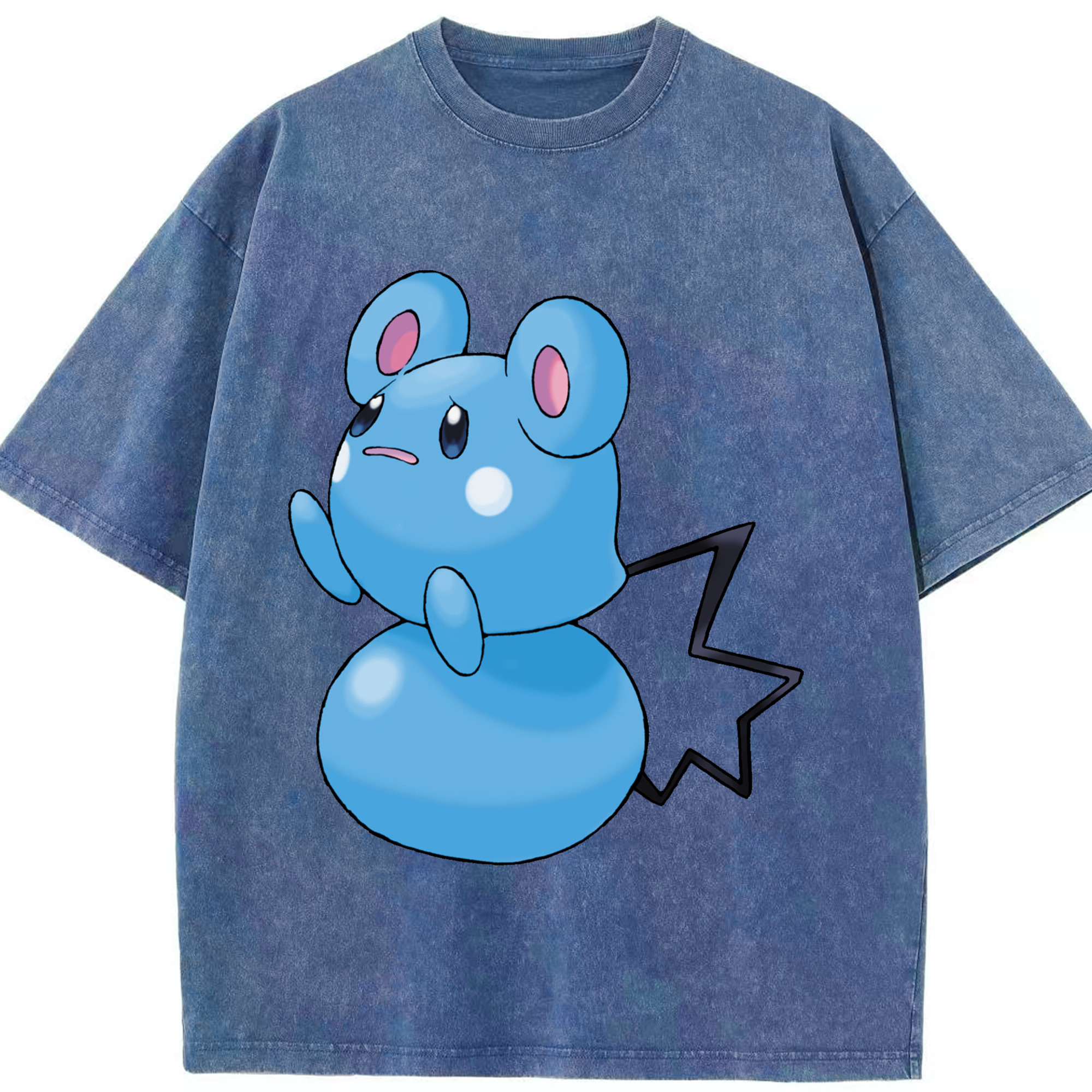 （画像用） ポケットモンスター Pokémon 綿100% ヴィンテージ風 半袖Tシャツ（フロントプリント）