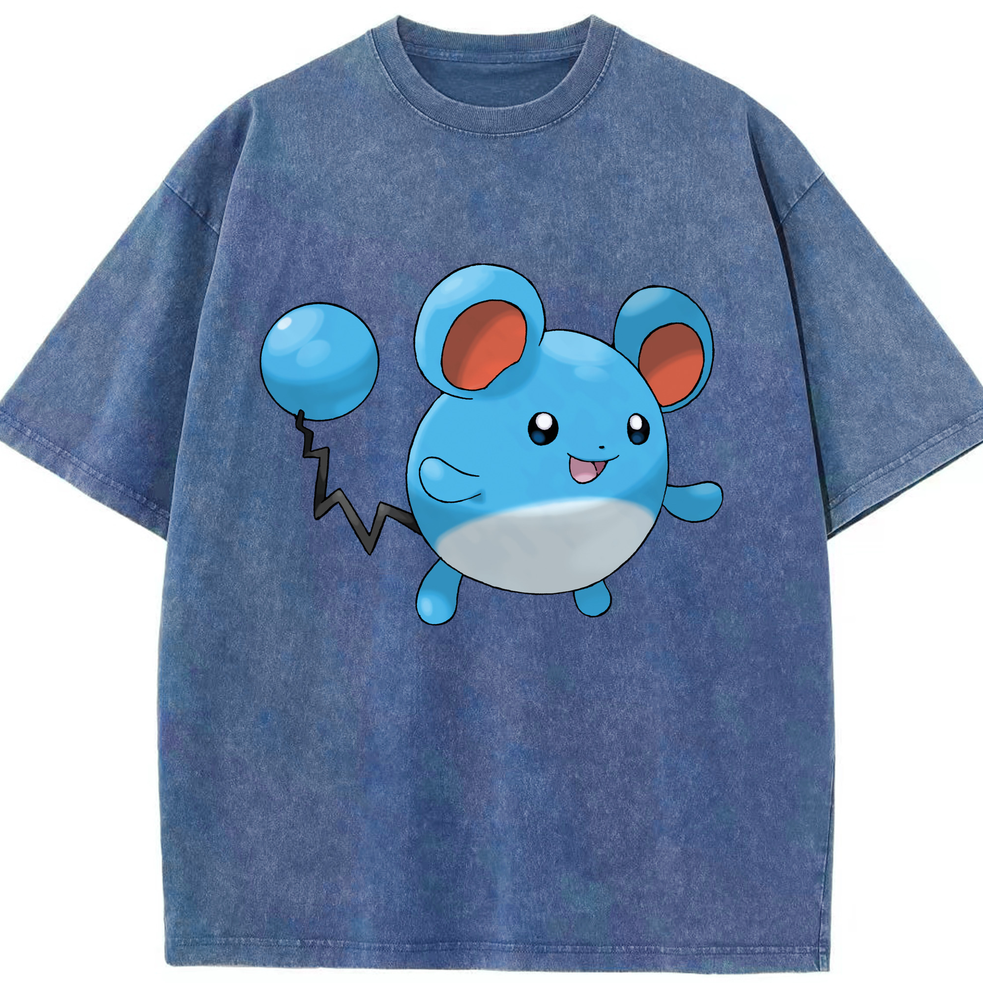 （画像用） ポケットモンスター Pokémon 綿100% ヴィンテージ風 半袖Tシャツ（フロントプリント）