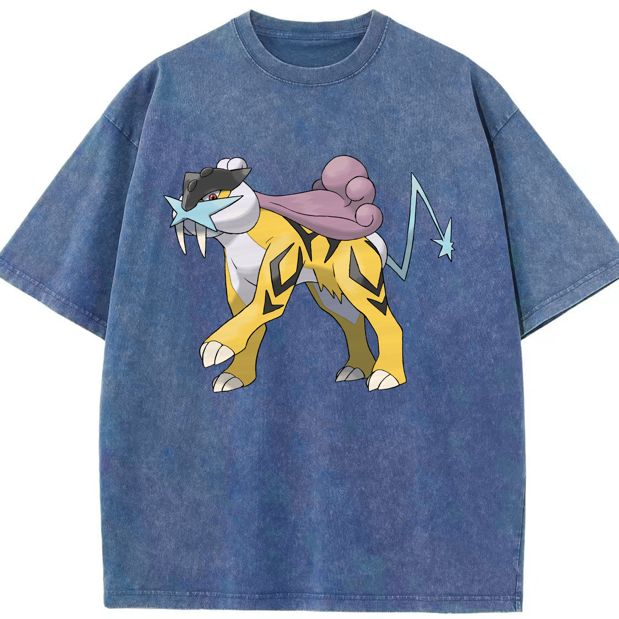 （画像用） ポケットモンスター Pokémon 綿100% ヴィンテージ風 半袖Tシャツ（フロントプリント）