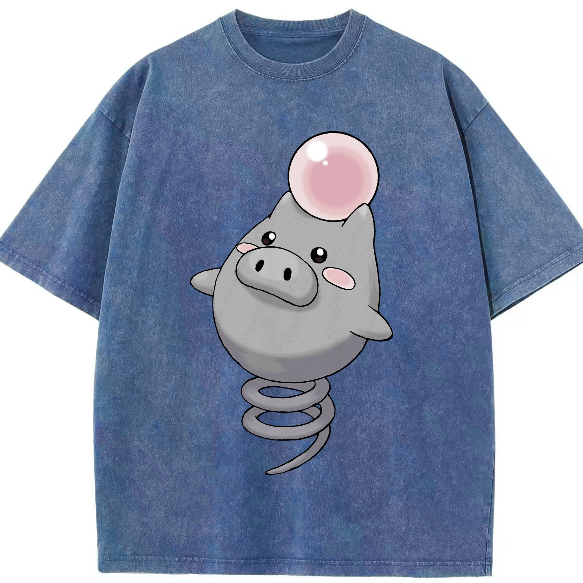 （画像用） ポケットモンスター Pokémon 綿100% ヴィンテージ風 半袖Tシャツ（フロントプリント）