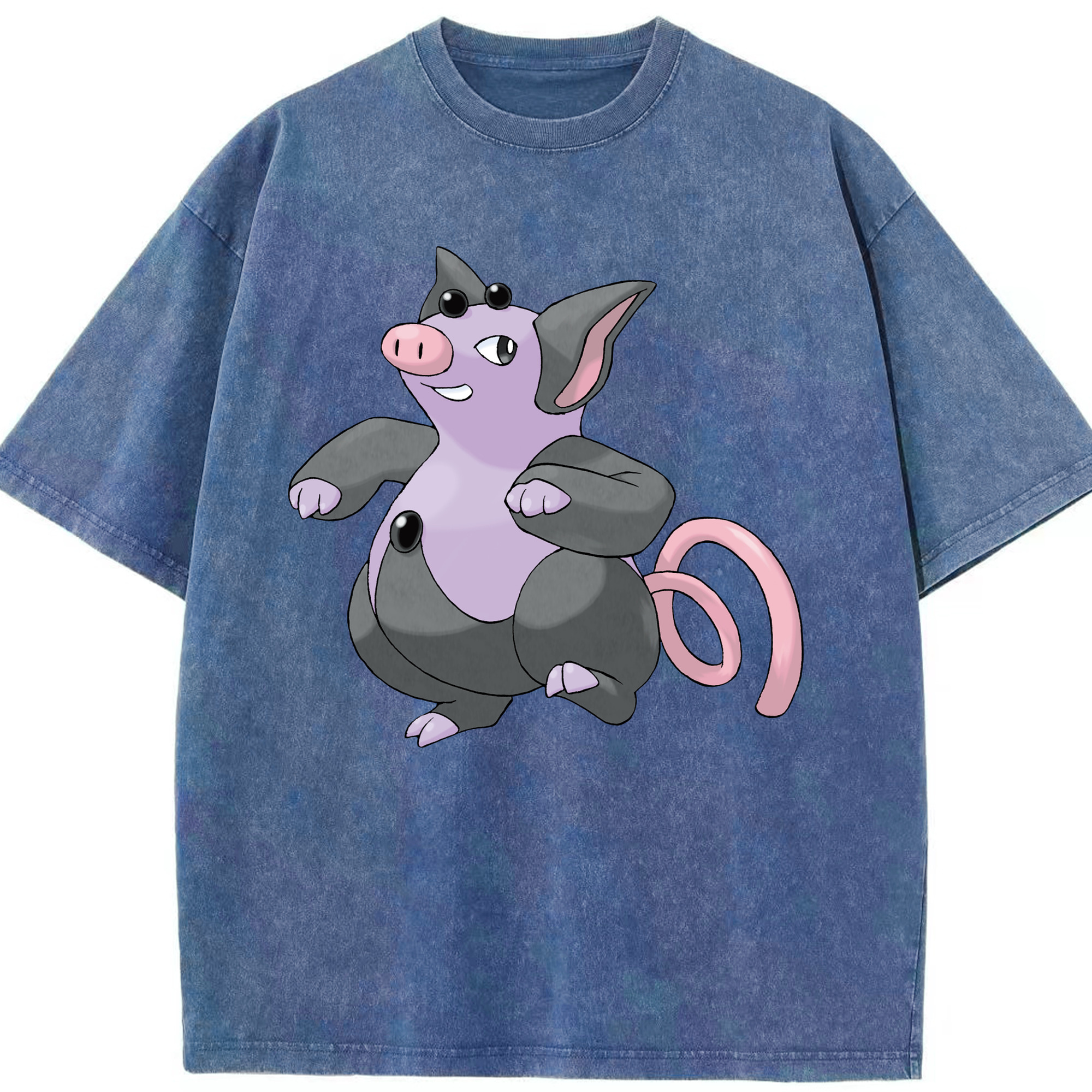 （画像用） ポケットモンスター Pokémon 綿100% ヴィンテージ風 半袖Tシャツ（フロントプリント）