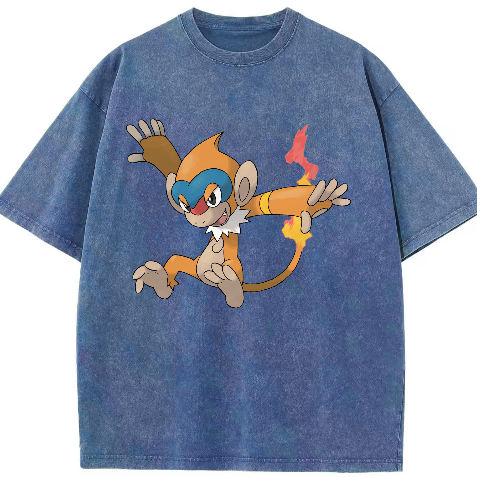 （画像用） ポケットモンスター Pokémon 綿100% ヴィンテージ風 半袖Tシャツ（フロントプリント）