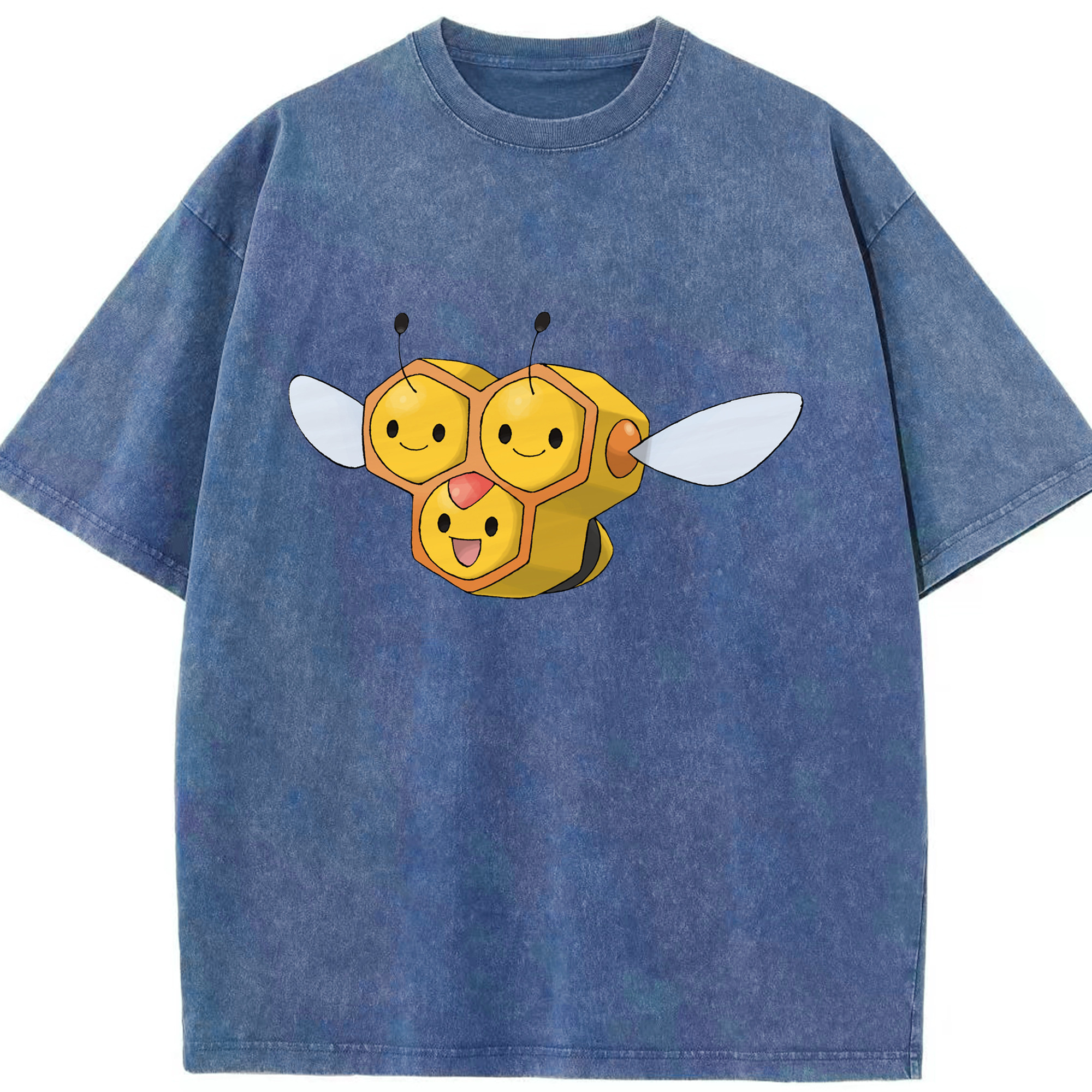 （画像用） ポケットモンスター Pokémon 綿100% ヴィンテージ風 半袖Tシャツ（フロントプリント）