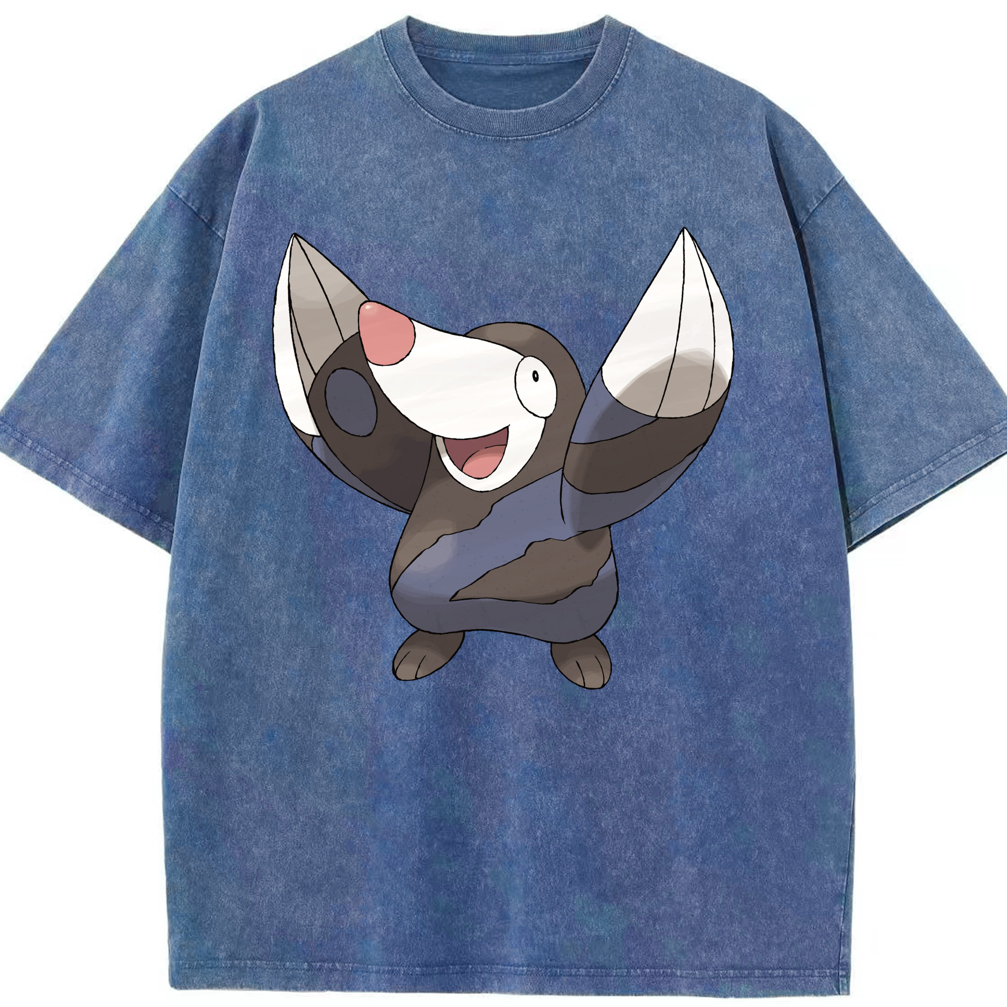 （画像用） ポケットモンスター Pokémon 綿100% ヴィンテージ風 半袖Tシャツ（フロントプリント）