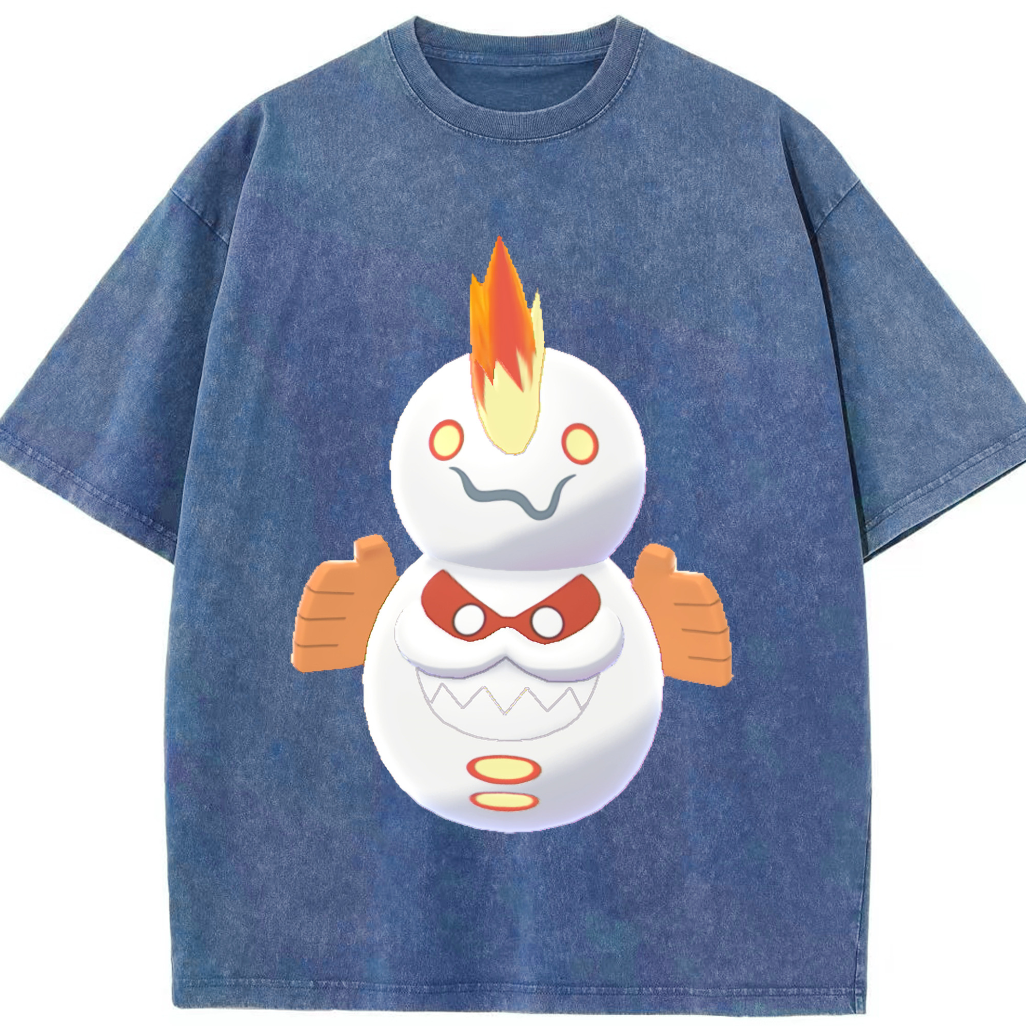 （画像用） ポケットモンスター Pokémon 綿100% ヴィンテージ風 半袖Tシャツ（フロントプリント）