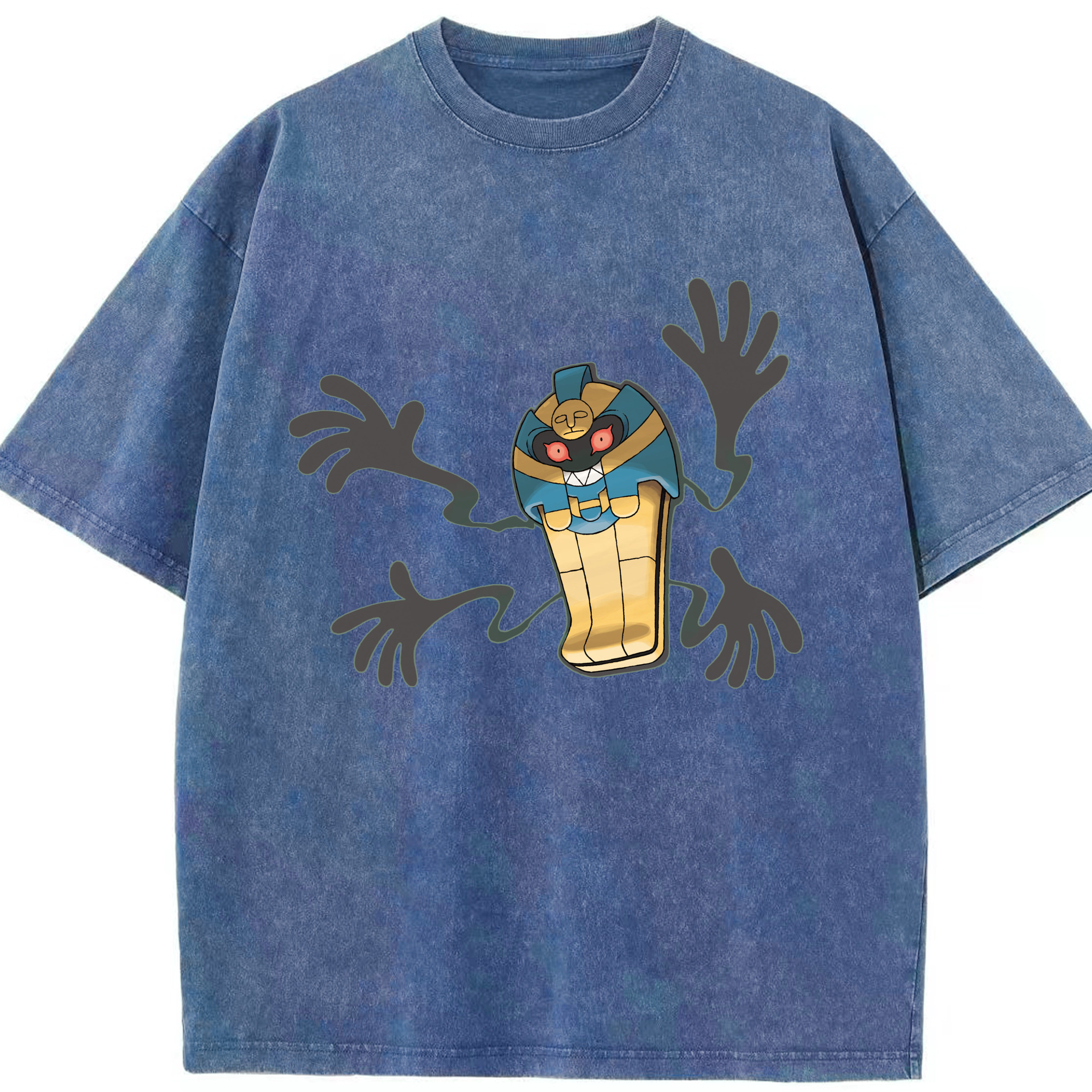 （画像用） ポケットモンスター Pokémon 綿100% ヴィンテージ風 半袖Tシャツ（フロントプリント）