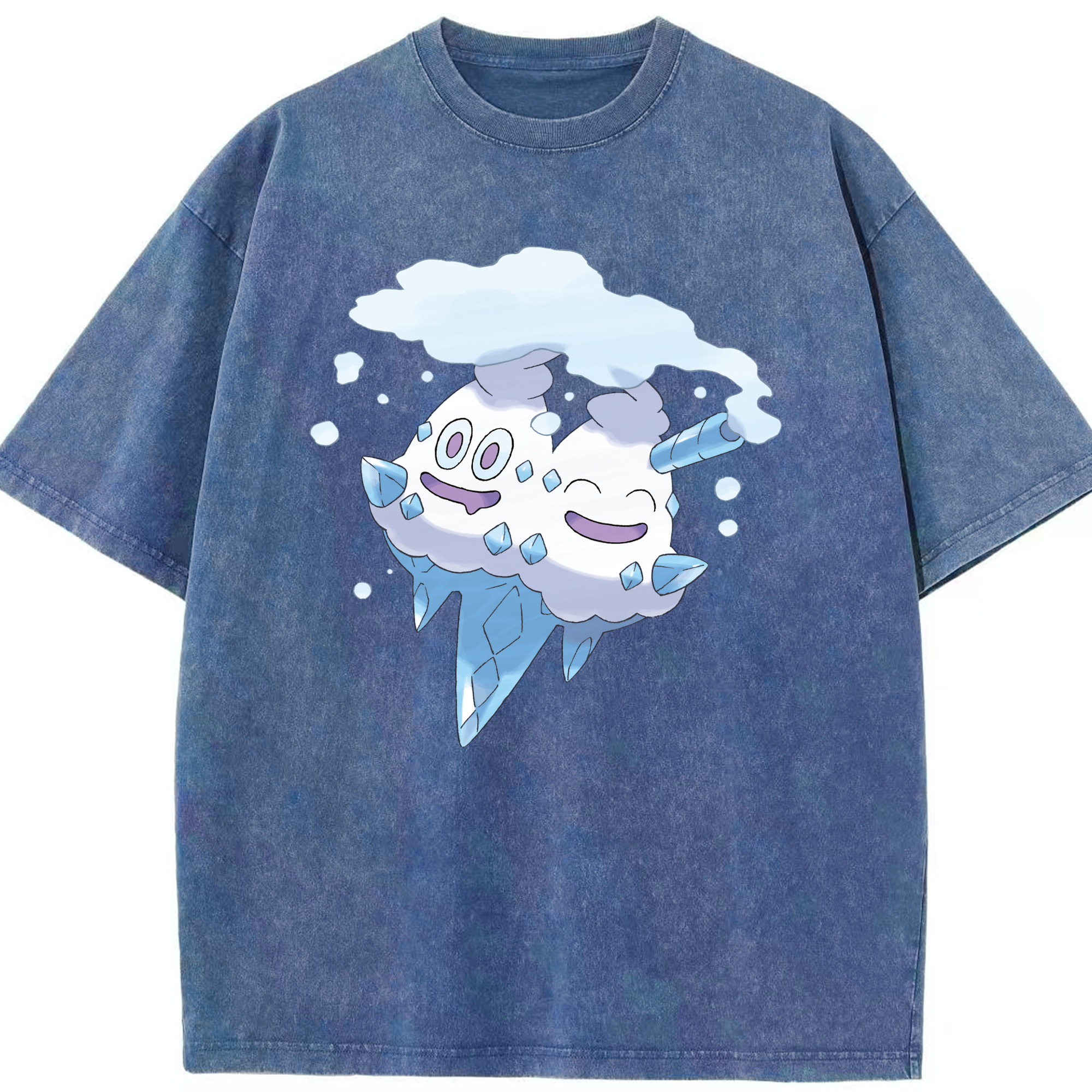 （画像用） ポケットモンスター Pokémon 綿100% ヴィンテージ風 半袖Tシャツ（フロントプリント）