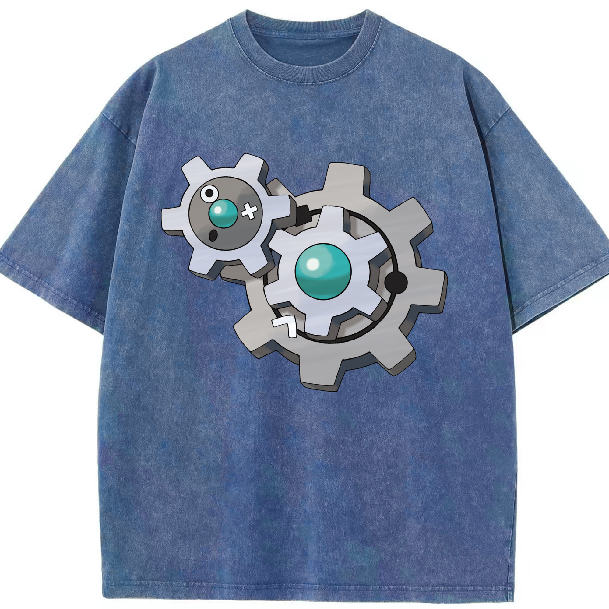 （画像用） ポケットモンスター Pokémon 綿100% ヴィンテージ風 半袖Tシャツ（フロントプリント）