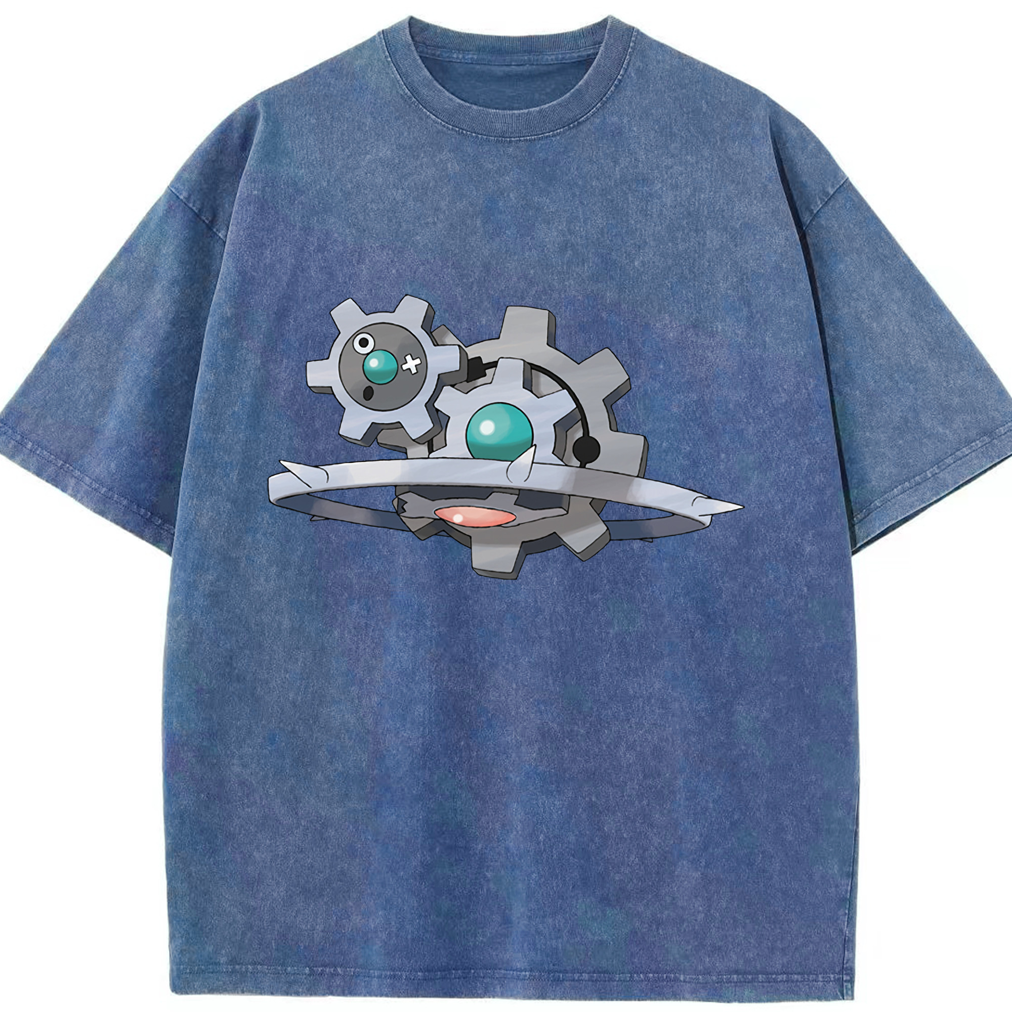 （画像用） ポケットモンスター Pokémon 綿100% ヴィンテージ風 半袖Tシャツ（フロントプリント）