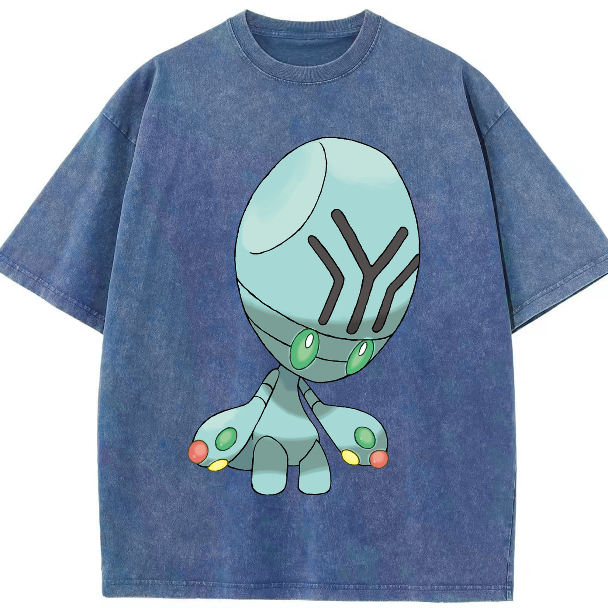 （画像用） ポケットモンスター Pokémon 綿100% ヴィンテージ風 半袖Tシャツ（フロントプリント）