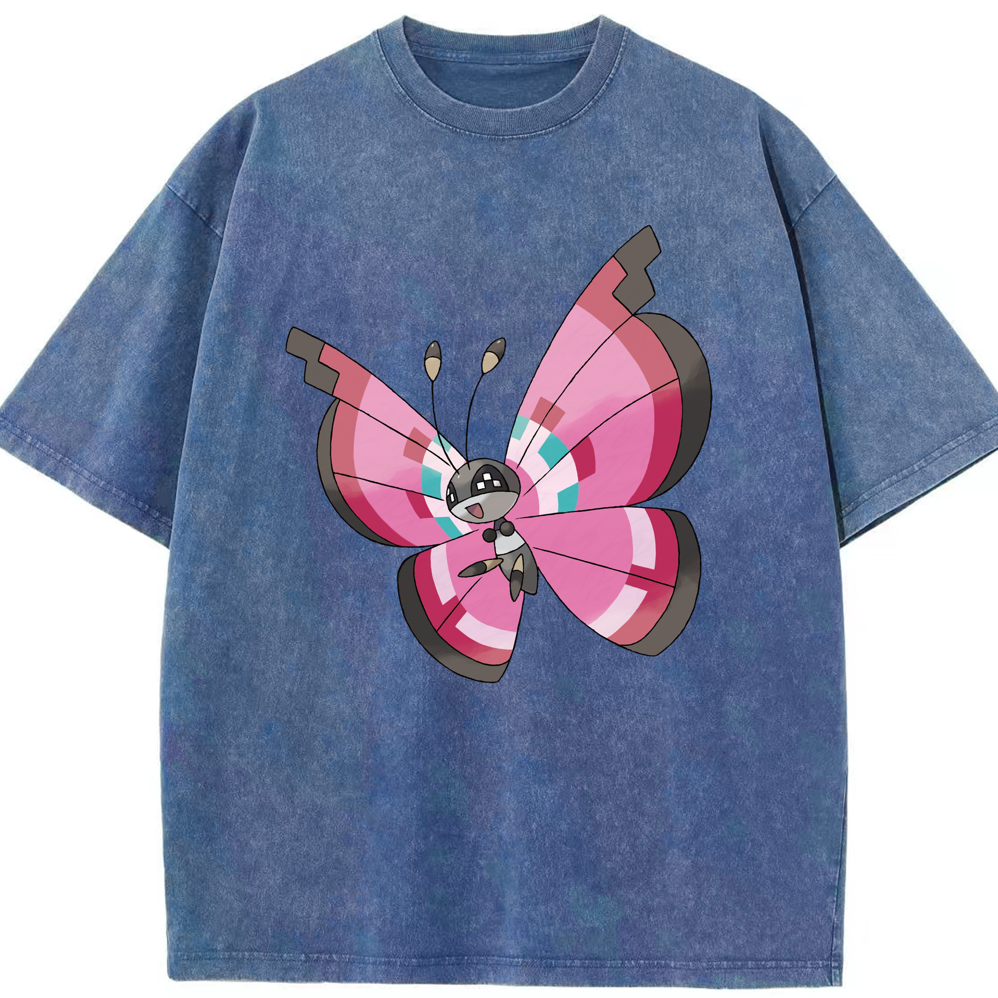 （画像用） ポケットモンスター Pokémon 綿100% ヴィンテージ風 半袖Tシャツ（フロントプリント）