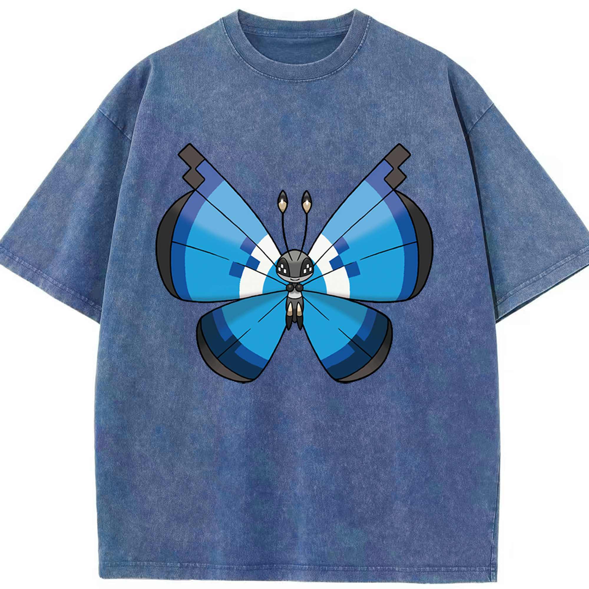 （画像用） ポケットモンスター Pokémon 綿100% ヴィンテージ風 半袖Tシャツ（フロントプリント）