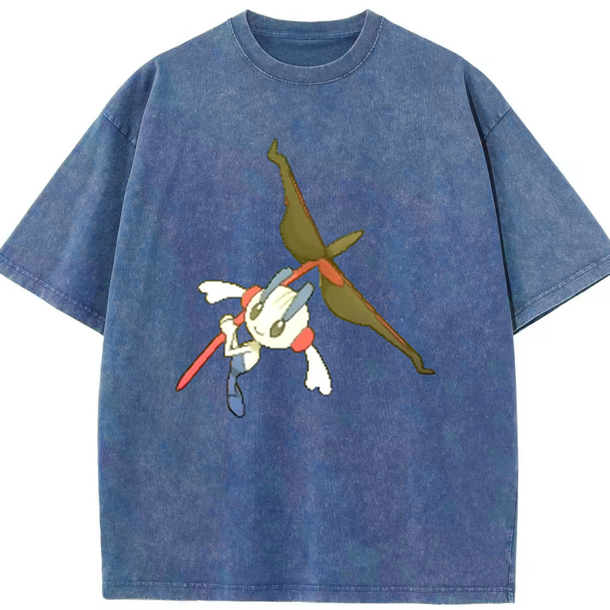 （画像用） ポケットモンスター Pokémon 綿100% ヴィンテージ風 半袖Tシャツ（フロントプリント）