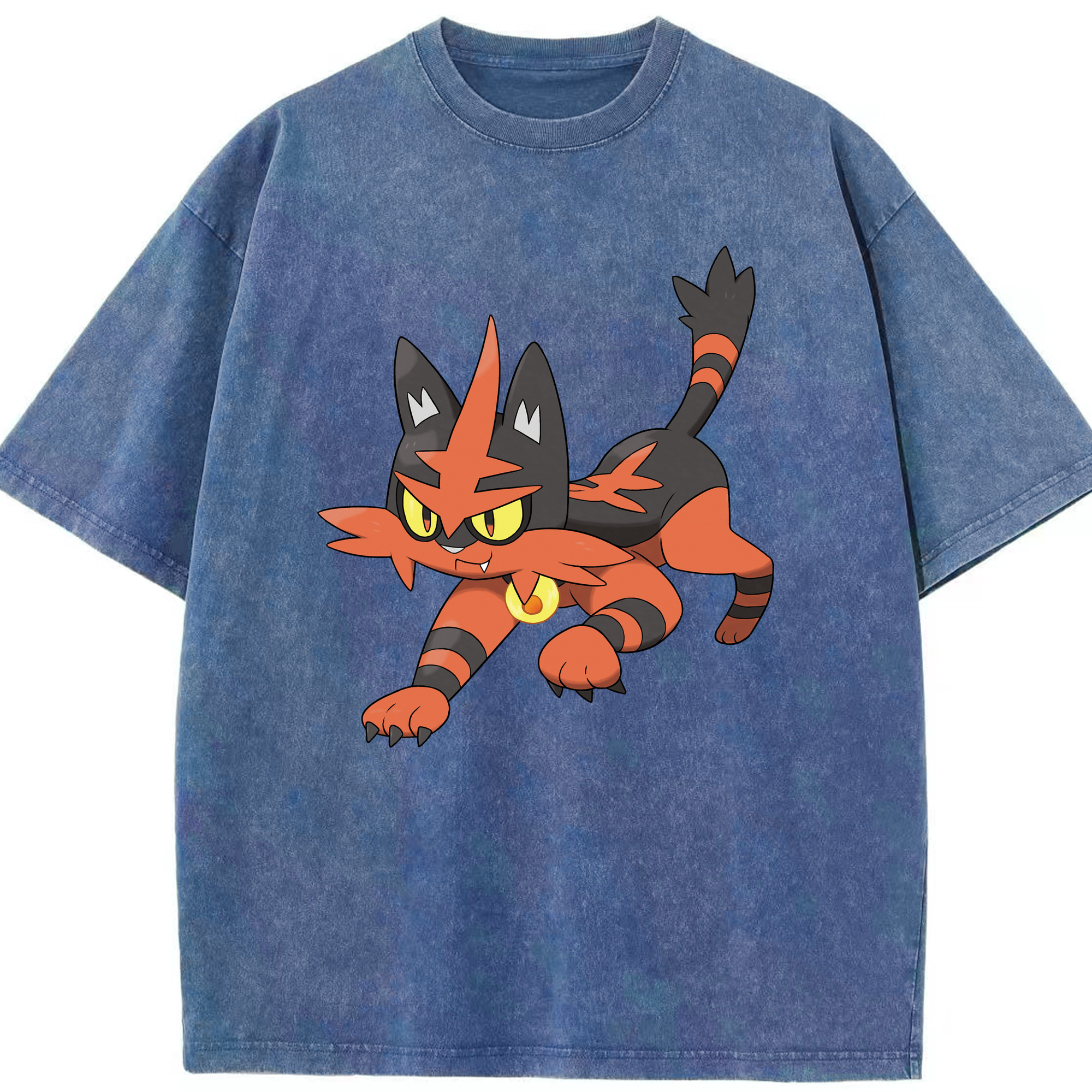 （画像用） ポケットモンスター Pokémon 綿100% ヴィンテージ風 半袖Tシャツ（フロントプリント）