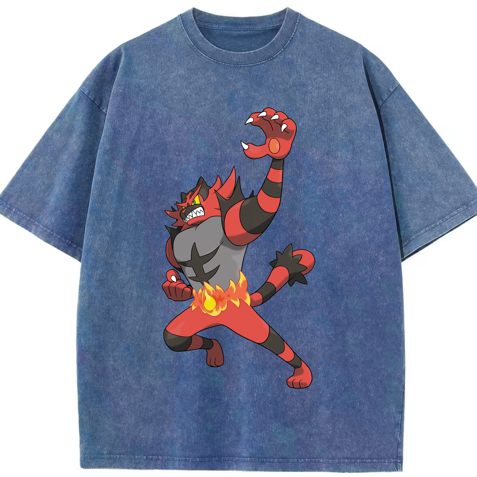 （画像用） ポケットモンスター Pokémon 綿100% ヴィンテージ風 半袖Tシャツ（フロントプリント）