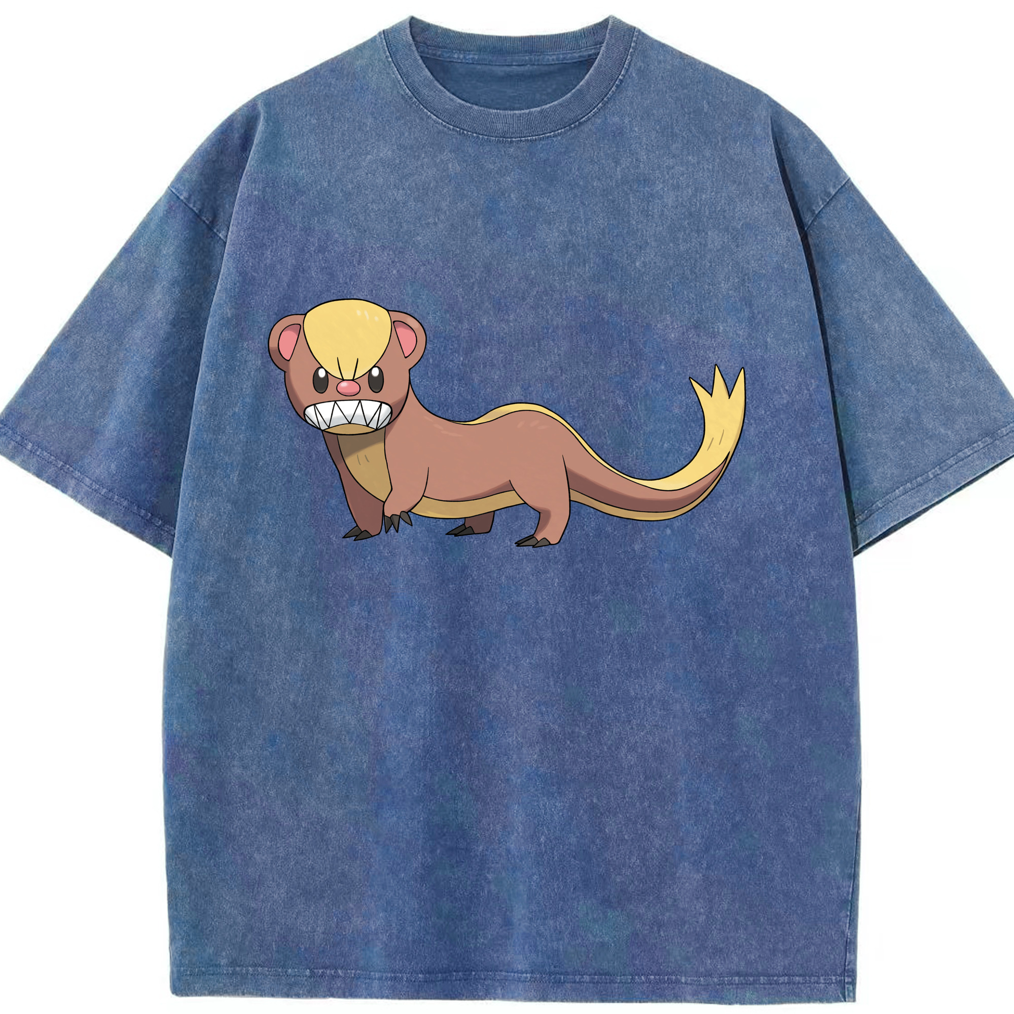 （画像用） ポケットモンスター Pokémon 綿100% ヴィンテージ風 半袖Tシャツ（フロントプリント）