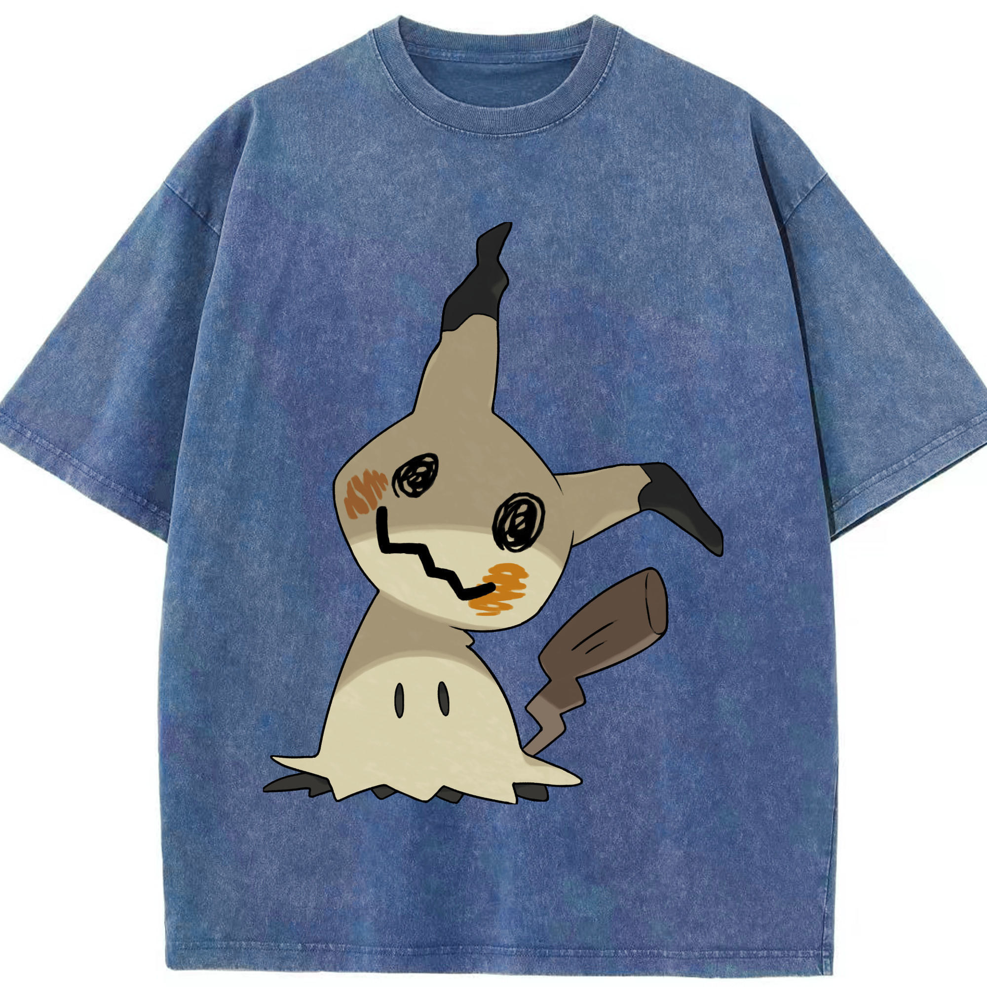 （画像用） ポケットモンスター Pokémon 綿100% ヴィンテージ風 半袖Tシャツ（フロントプリント）