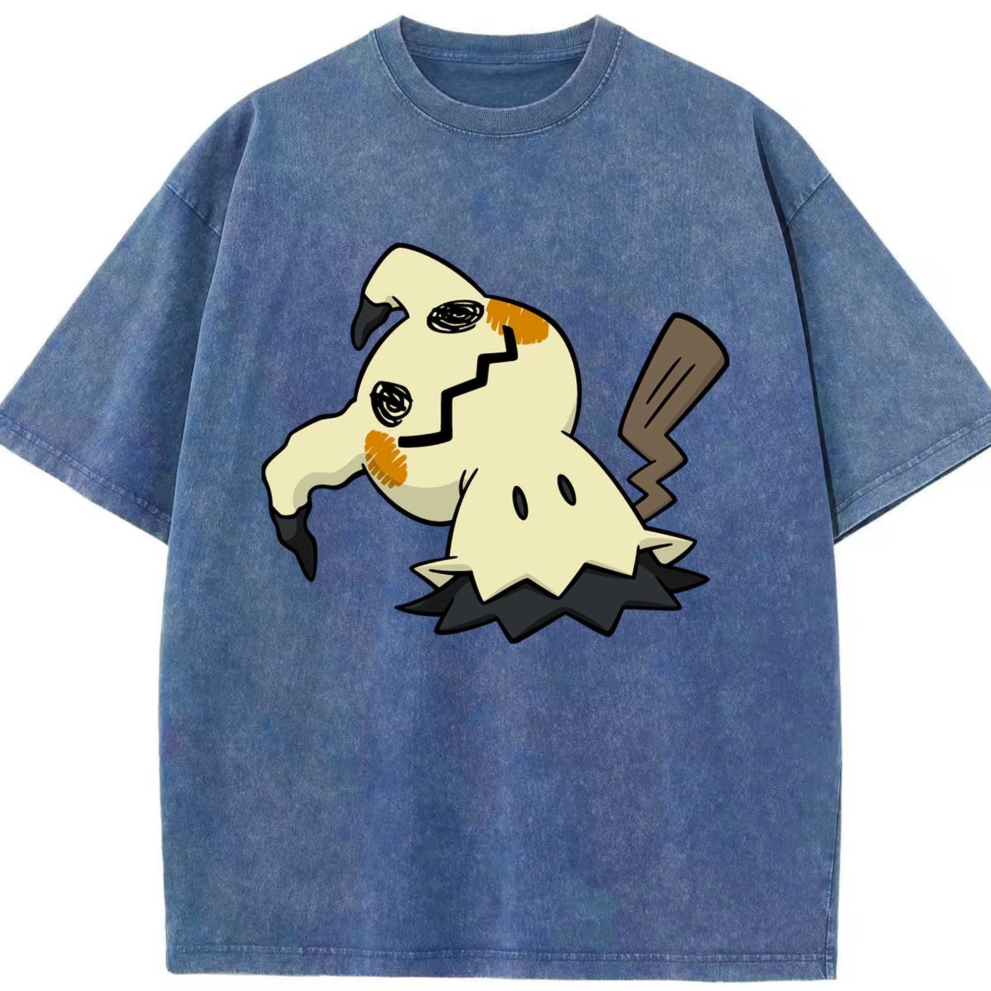 （画像用） ポケットモンスター Pokémon 綿100% ヴィンテージ風 半袖Tシャツ（フロントプリント）