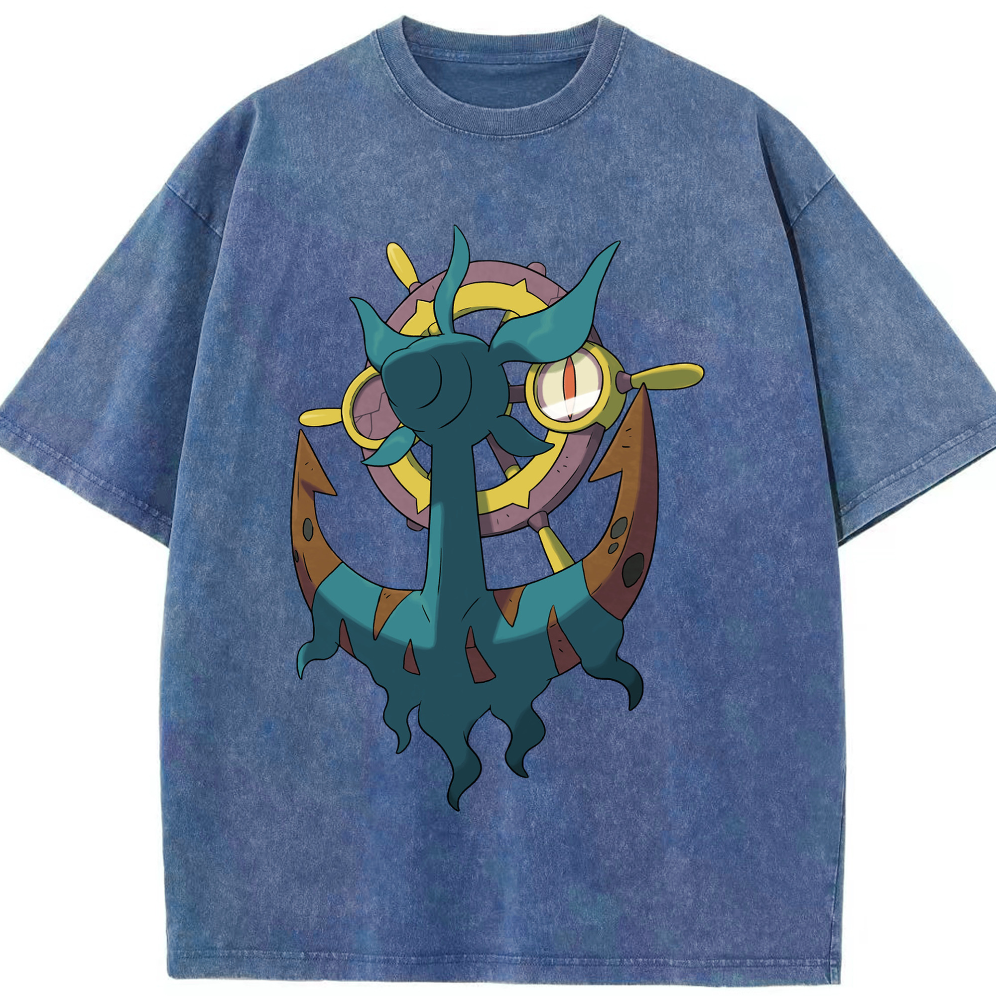 （画像用） ポケットモンスター Pokémon 綿100% ヴィンテージ風 半袖Tシャツ（フロントプリント）