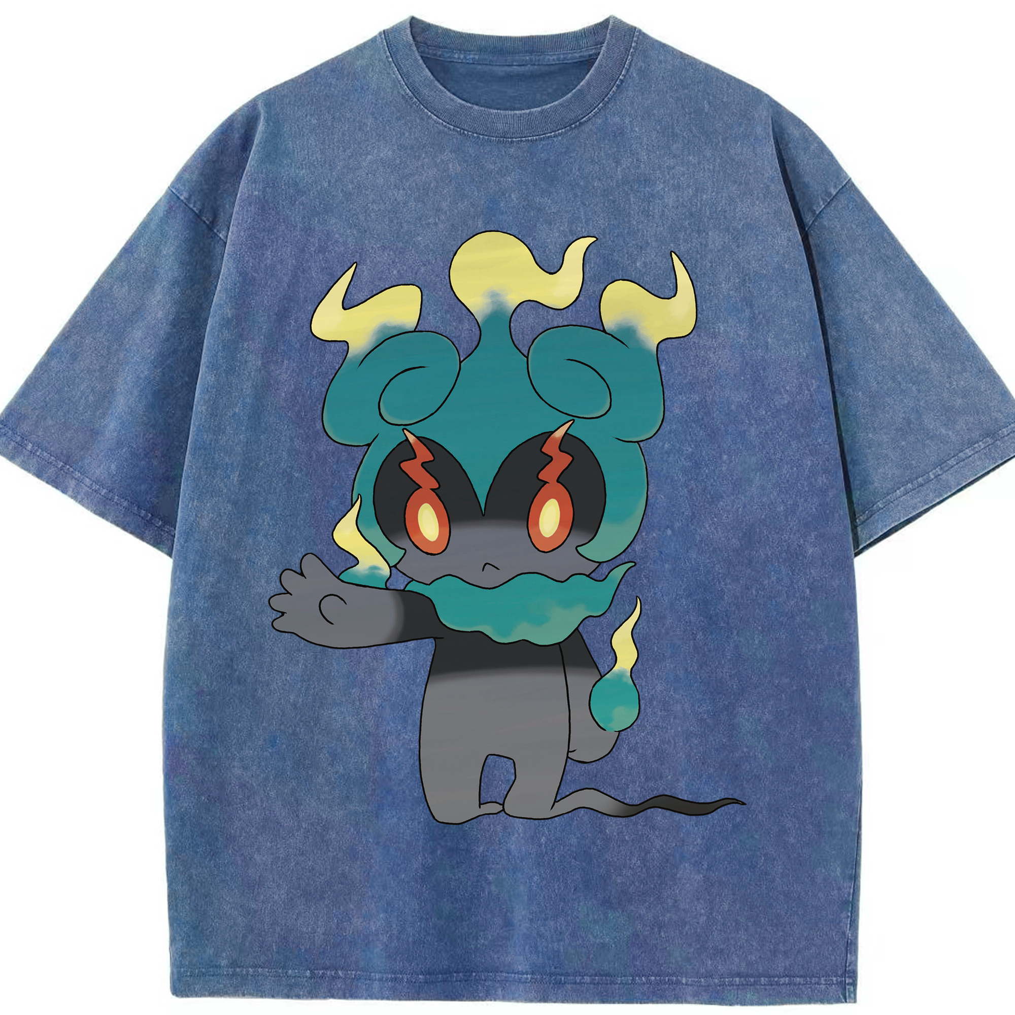 （画像用） ポケットモンスター Pokémon 綿100% ヴィンテージ風 半袖Tシャツ（フロントプリント）