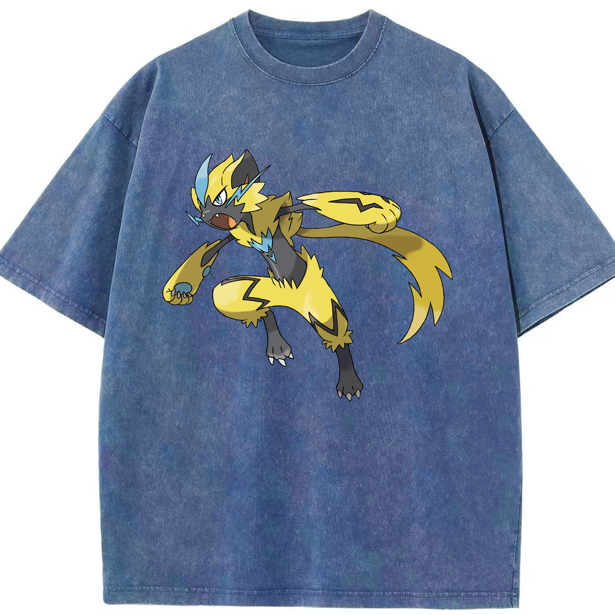 （画像用） ポケットモンスター Pokémon 綿100% ヴィンテージ風 半袖Tシャツ（フロントプリント）