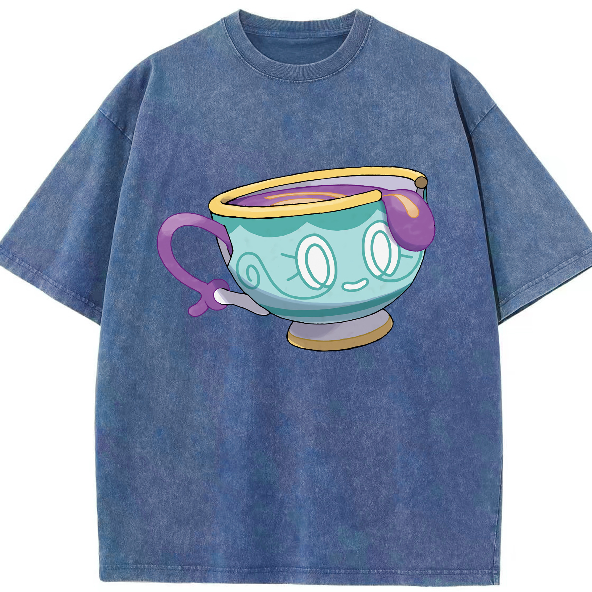 （画像用） ポケットモンスター Pokémon 綿100% ヴィンテージ風 半袖Tシャツ（フロントプリント）