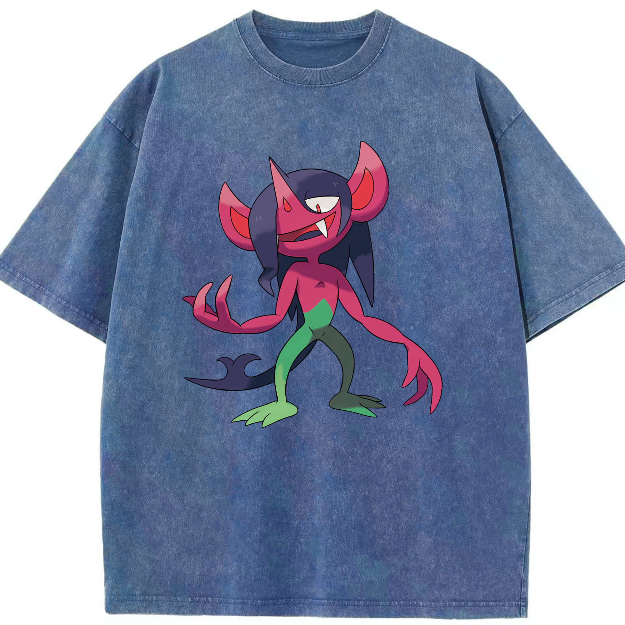（画像用） ポケットモンスター Pokémon 綿100% ヴィンテージ風 半袖Tシャツ（フロントプリント）