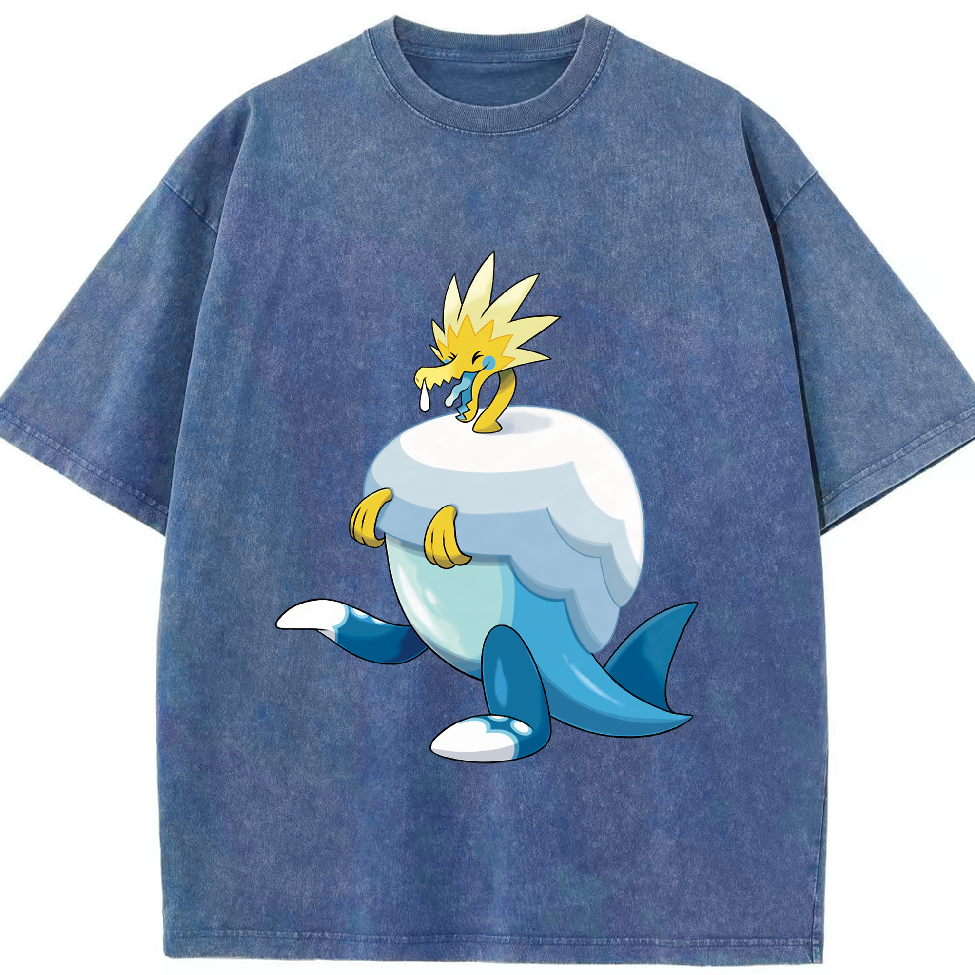 （画像用） ポケットモンスター Pokémon 綿100% ヴィンテージ風 半袖Tシャツ（フロントプリント）