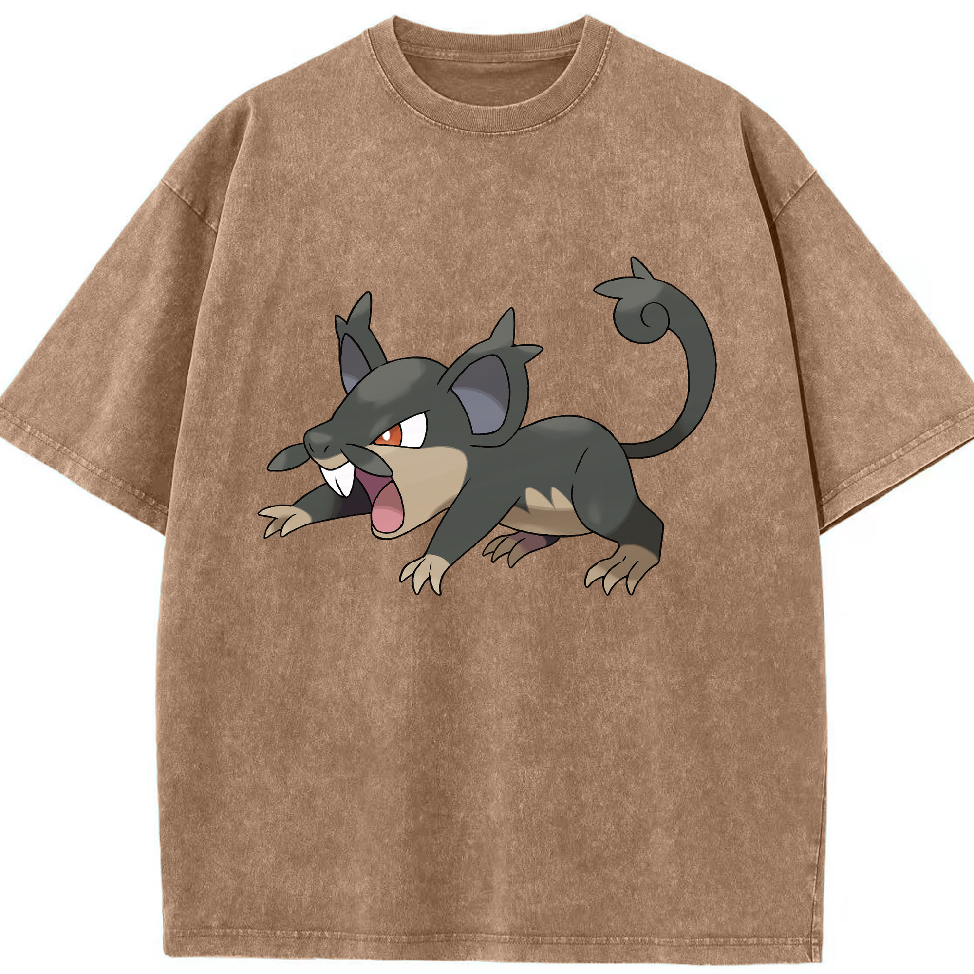 （画像用） ポケットモンスター Pokémon 綿100% ヴィンテージ風 半袖Tシャツ（フロントプリント）