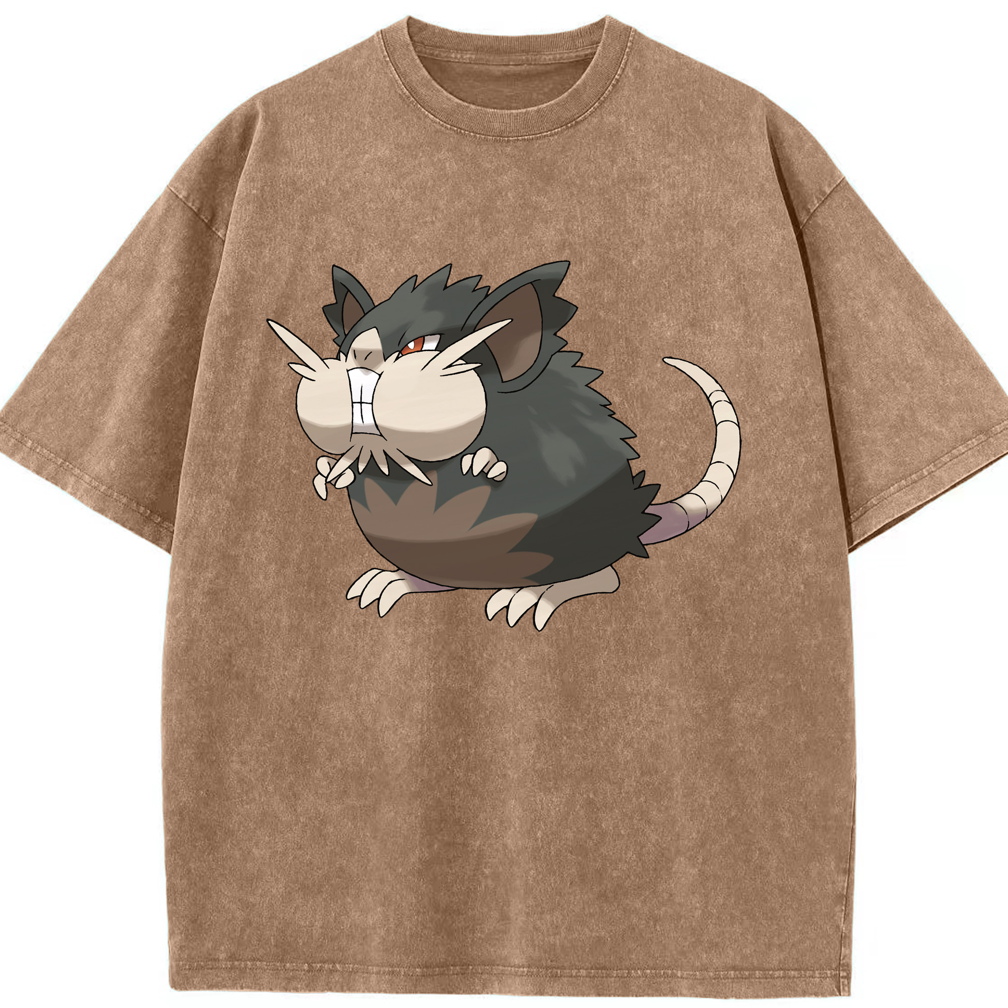 （画像用） ポケットモンスター Pokémon 綿100% ヴィンテージ風 半袖Tシャツ（フロントプリント）