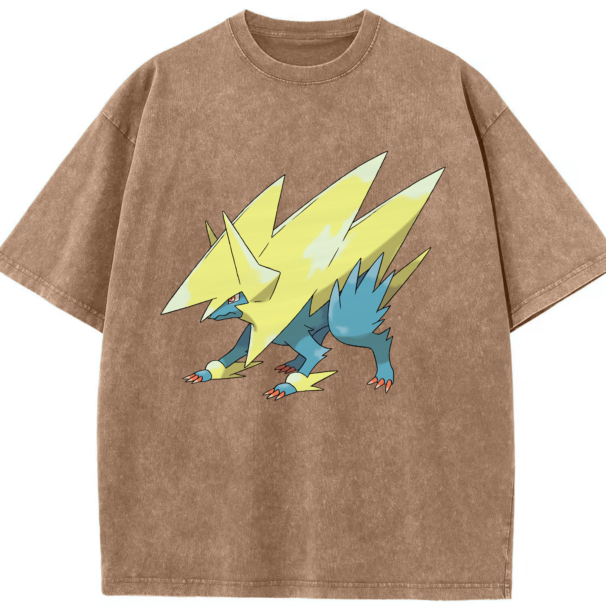 （画像用） ポケットモンスター Pokémon 綿100% ヴィンテージ風 半袖Tシャツ（フロントプリント）