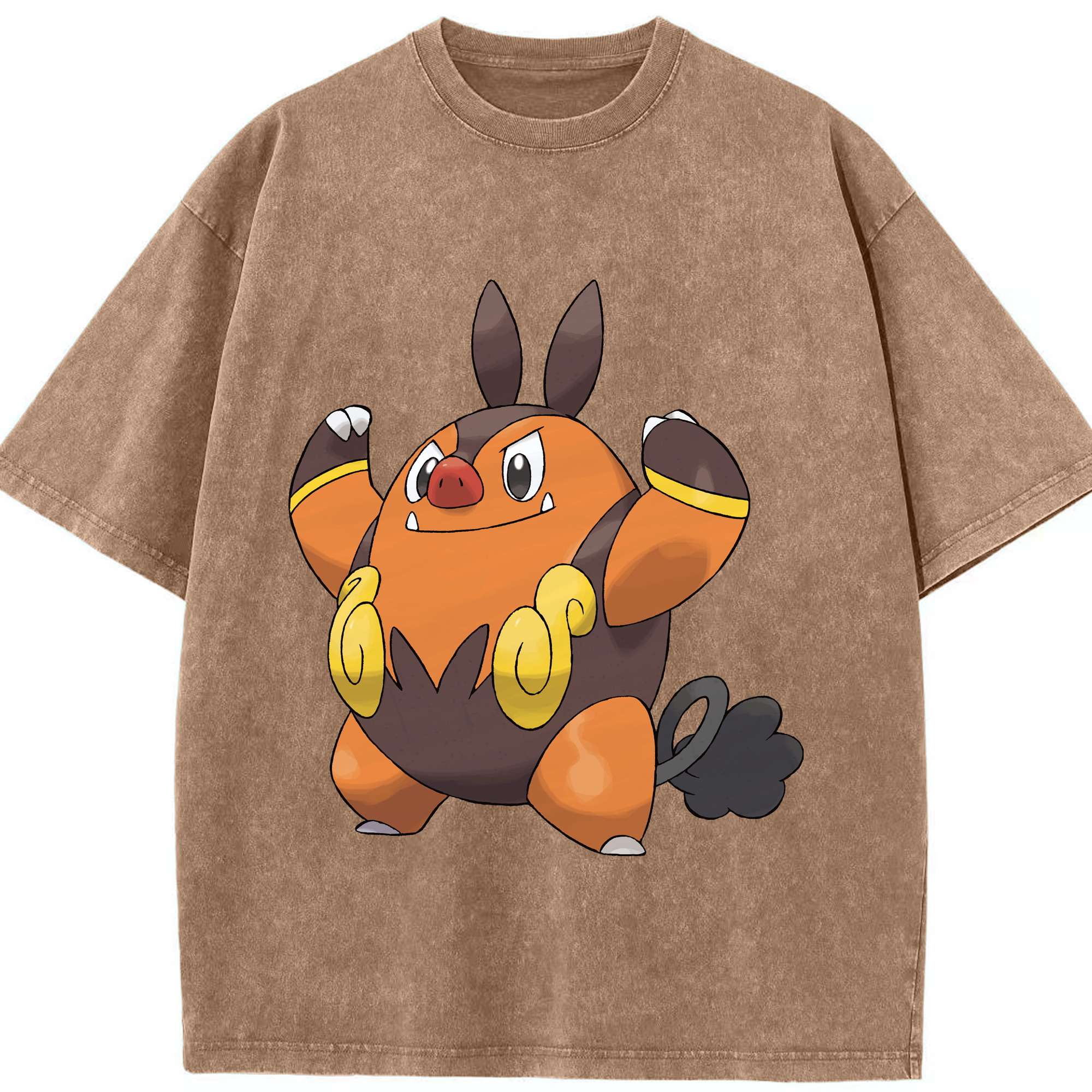 （画像用） ポケットモンスター Pokémon 綿100% ヴィンテージ風 半袖Tシャツ（フロントプリント）
