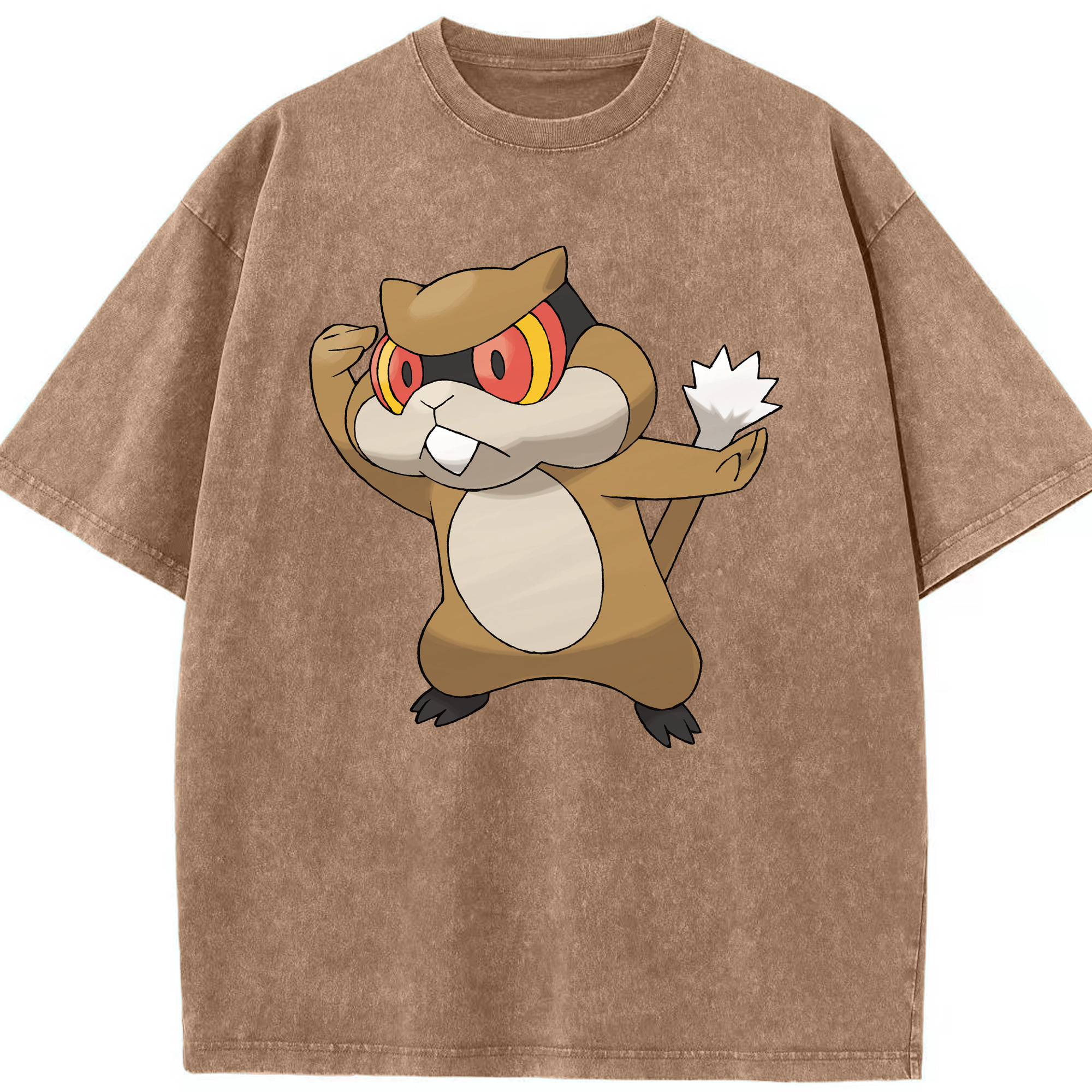 （画像用） ポケットモンスター Pokémon 綿100% ヴィンテージ風 半袖Tシャツ（フロントプリント）