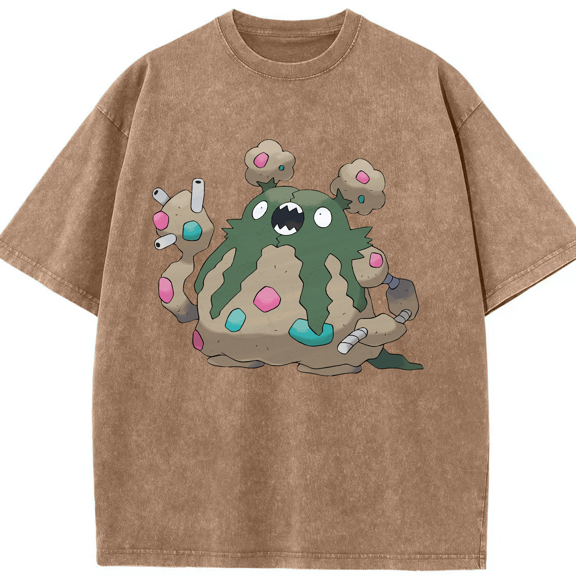（画像用） ポケットモンスター Pokémon 綿100% ヴィンテージ風 半袖Tシャツ（フロントプリント）