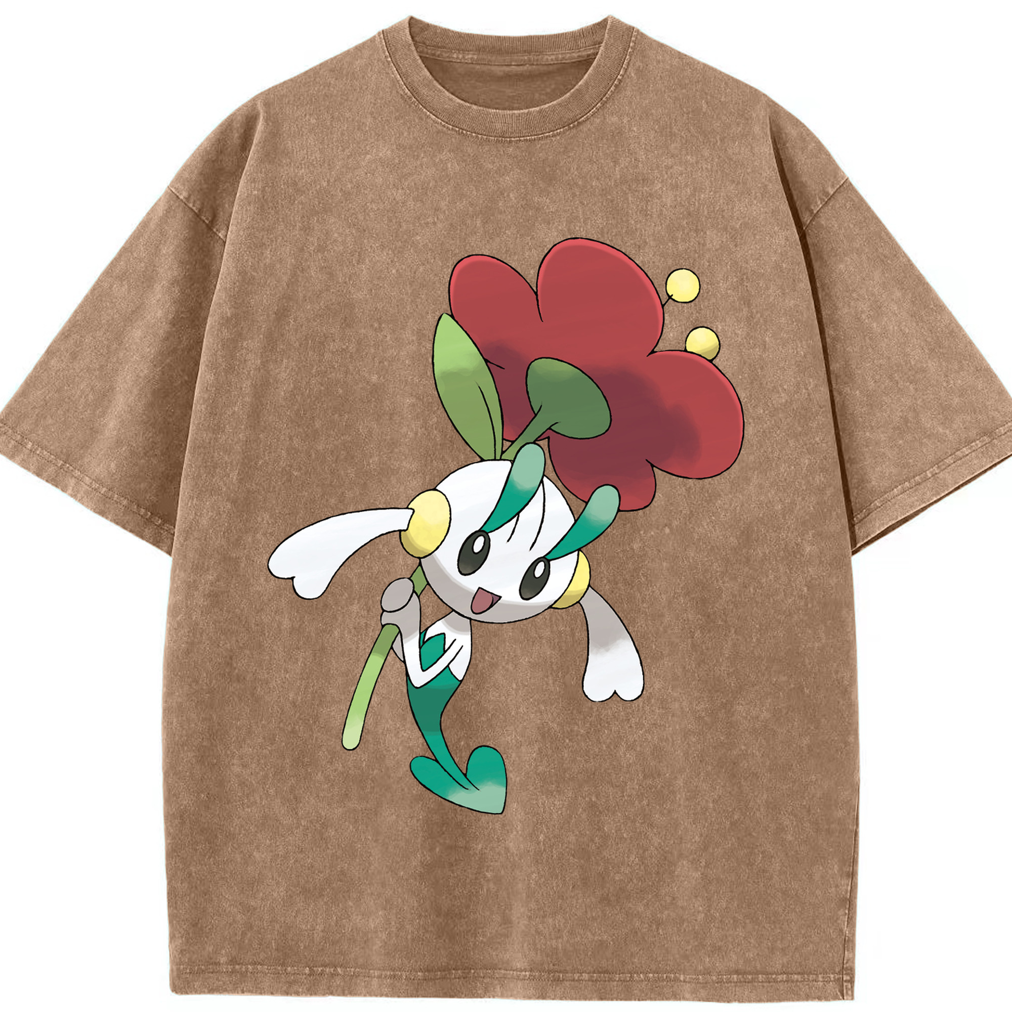 （画像用） ポケットモンスター Pokémon 綿100% ヴィンテージ風 半袖Tシャツ（フロントプリント）