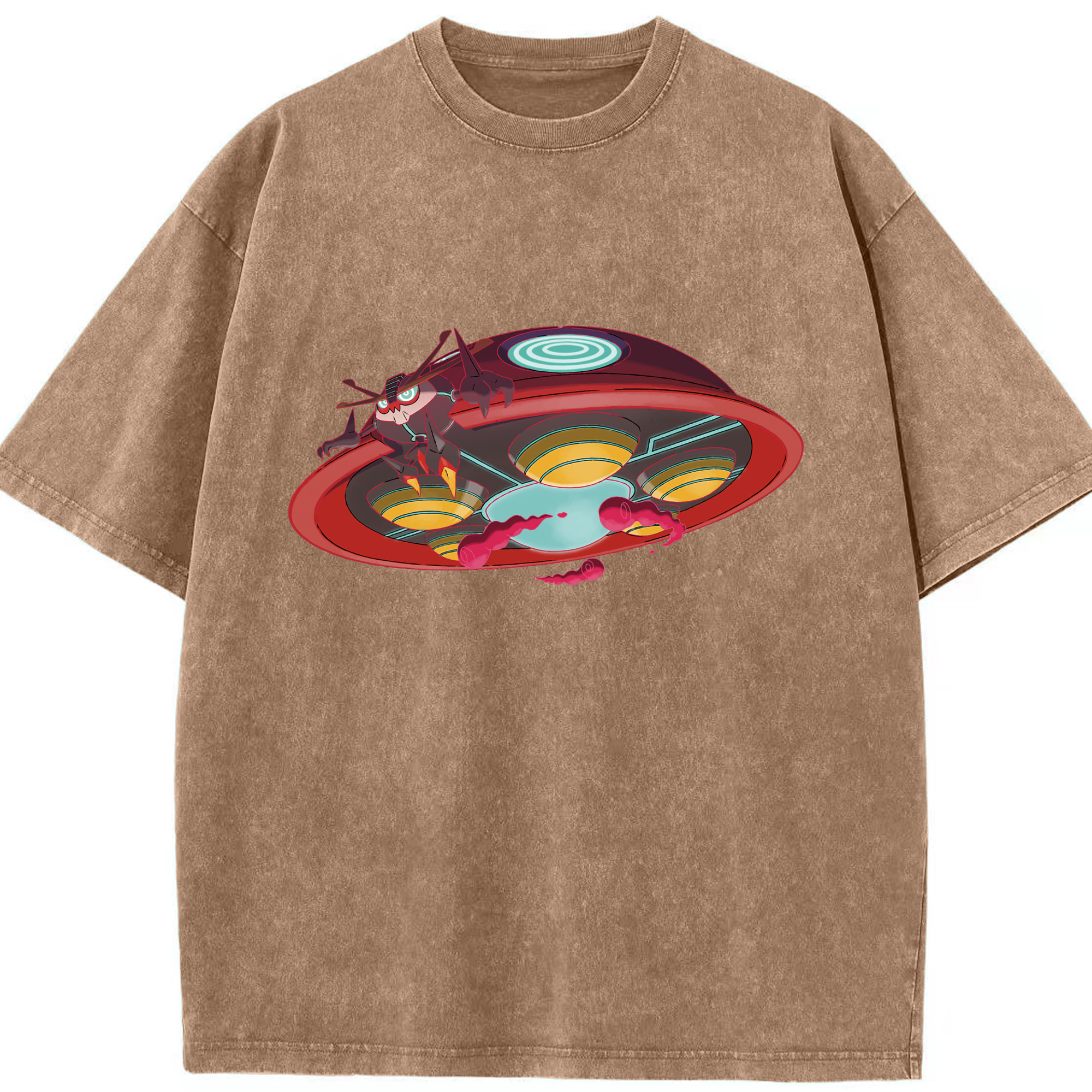 （画像用） ポケットモンスター Pokémon 綿100% ヴィンテージ風 半袖Tシャツ（フロントプリント）