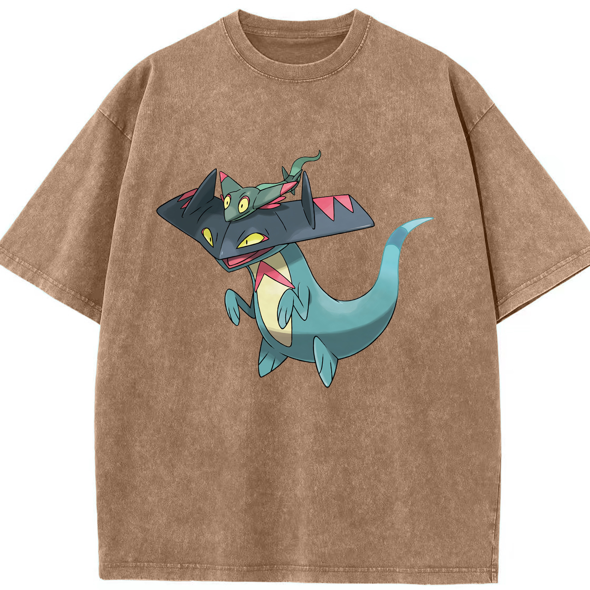 （画像用） ポケットモンスター Pokémon 綿100% ヴィンテージ風 半袖Tシャツ（フロントプリント）