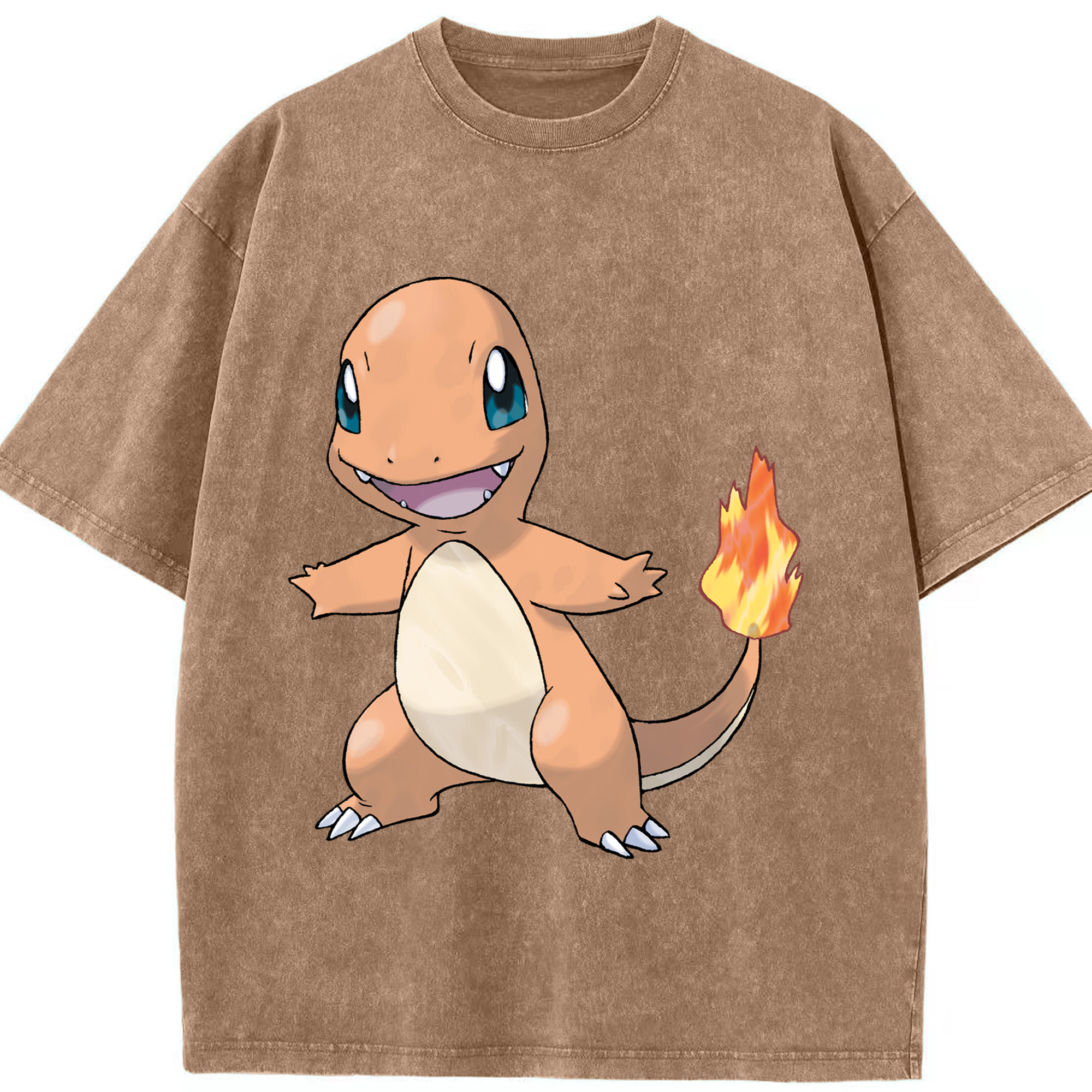 （画像用） ポケットモンスター Pokémon 綿100% ヴィンテージ風 半袖Tシャツ（フロントプリント）