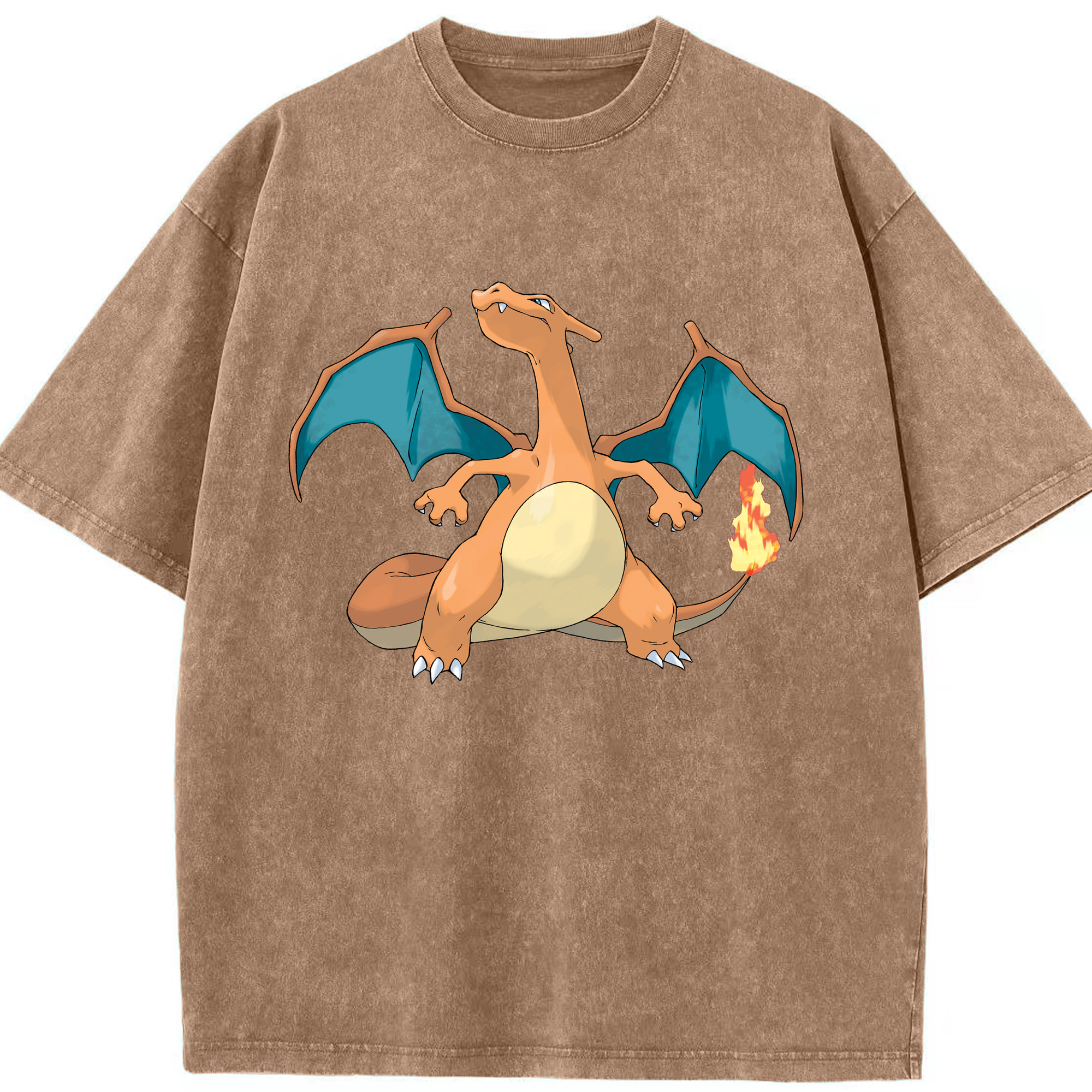 （画像用） ポケットモンスター Pokémon 綿100% ヴィンテージ風 半袖Tシャツ（フロントプリント）