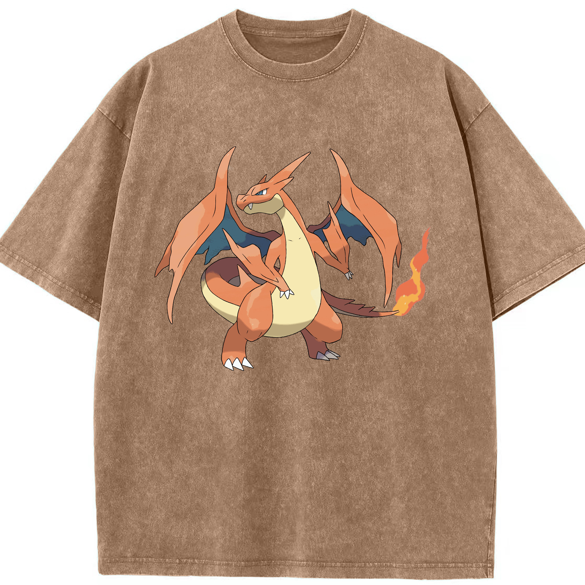 （画像用） ポケットモンスター Pokémon 綿100% ヴィンテージ風 半袖Tシャツ（フロントプリント）