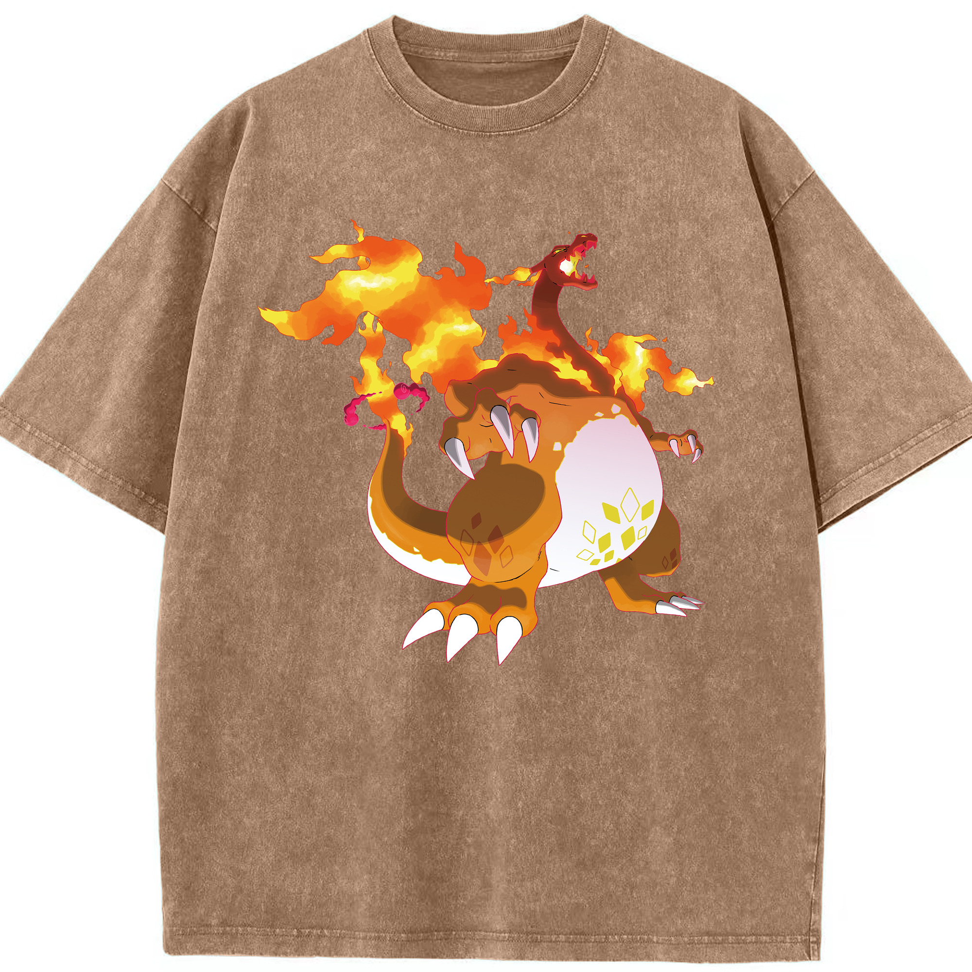 （画像用） ポケットモンスター Pokémon 綿100% ヴィンテージ風 半袖Tシャツ（フロントプリント）