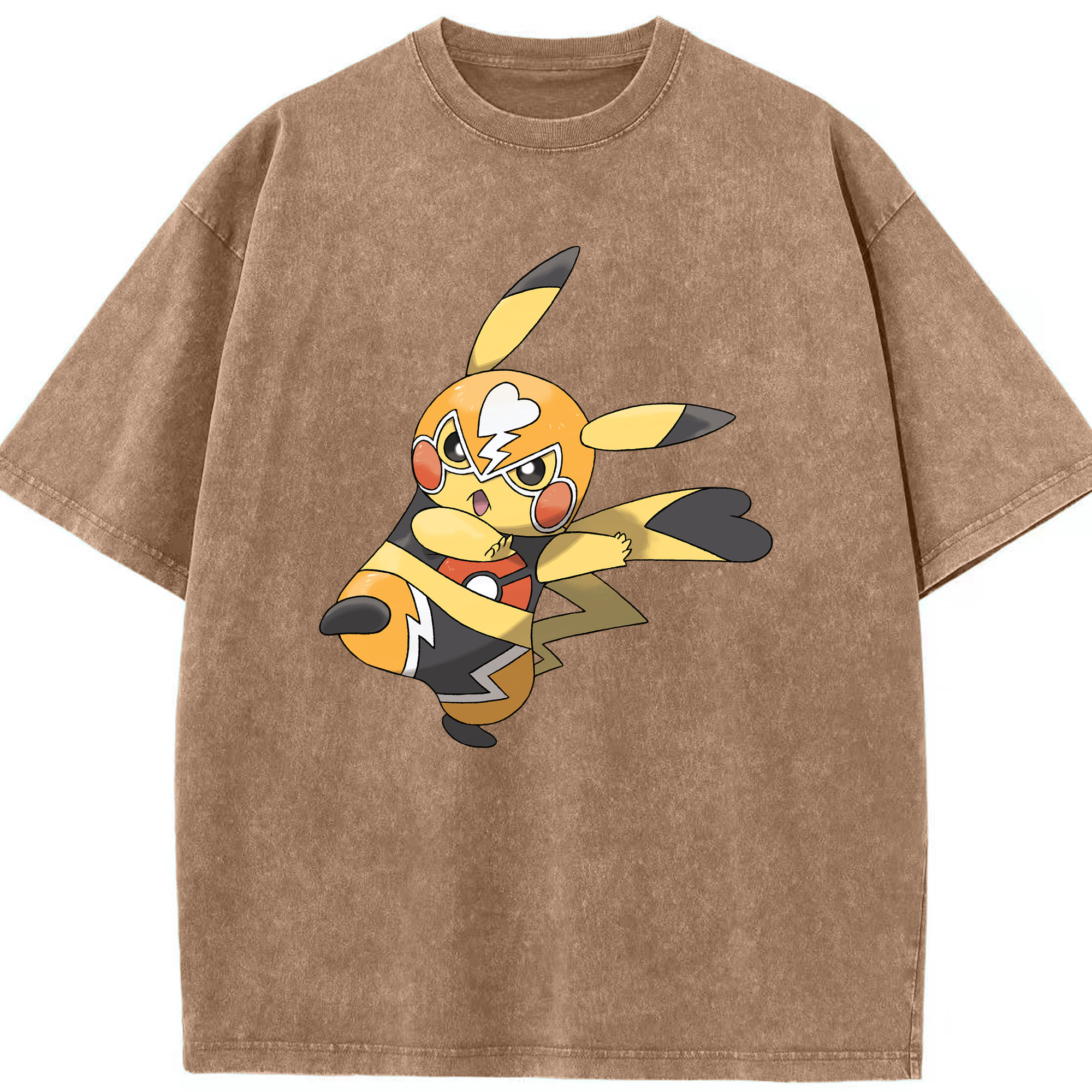 （画像用） ポケットモンスター Pokémon 綿100% ヴィンテージ風 半袖Tシャツ（フロントプリント）