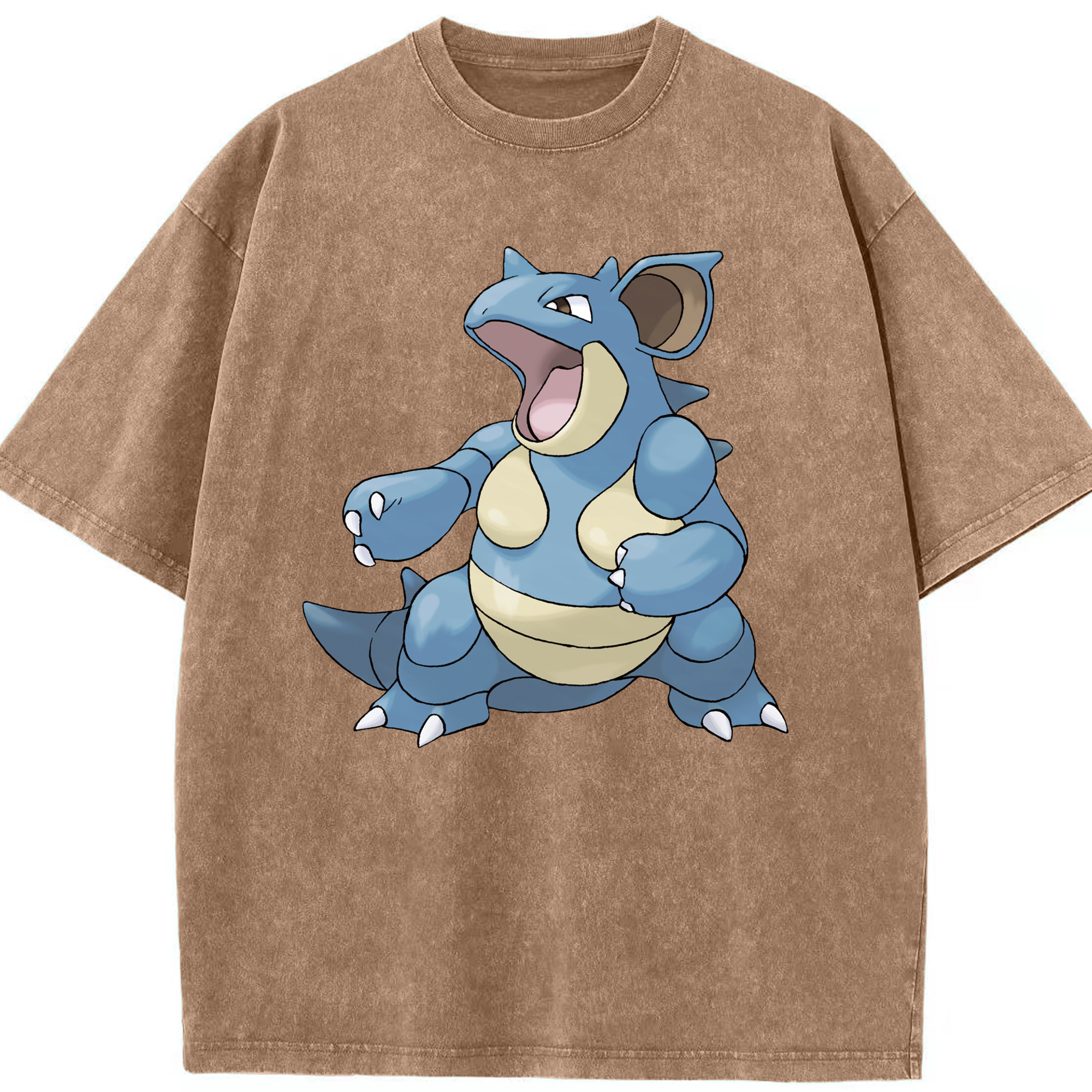 （画像用） ポケットモンスター Pokémon 綿100% ヴィンテージ風 半袖Tシャツ（フロントプリント）