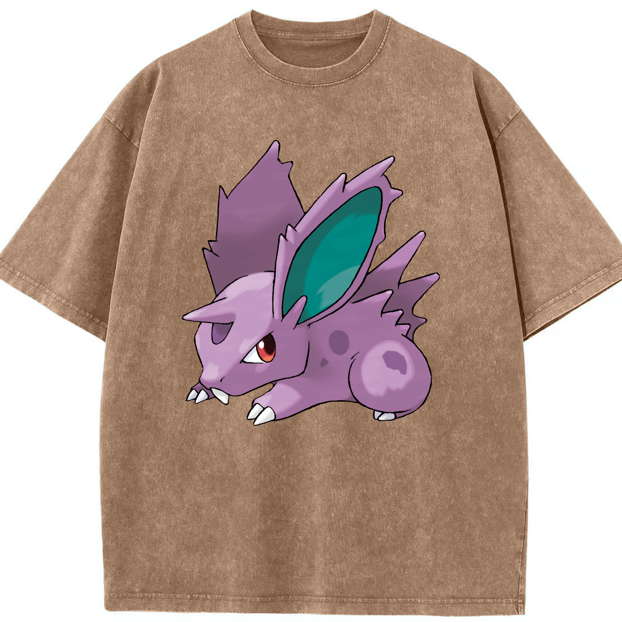 （画像用） ポケットモンスター Pokémon 綿100% ヴィンテージ風 半袖Tシャツ（フロントプリント）