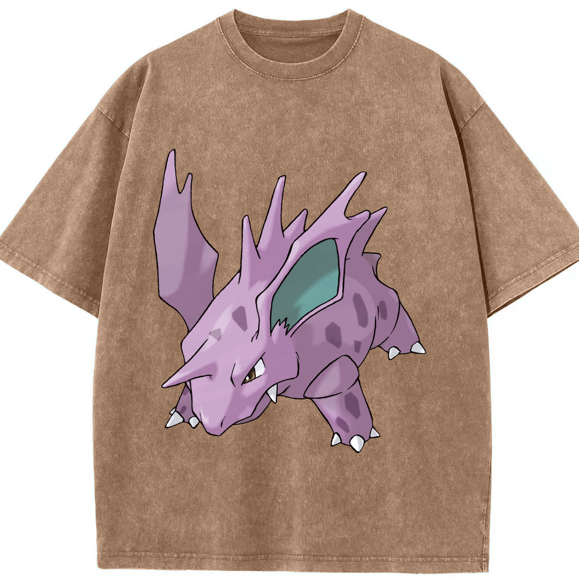 （画像用） ポケットモンスター Pokémon 綿100% ヴィンテージ風 半袖Tシャツ（フロントプリント）