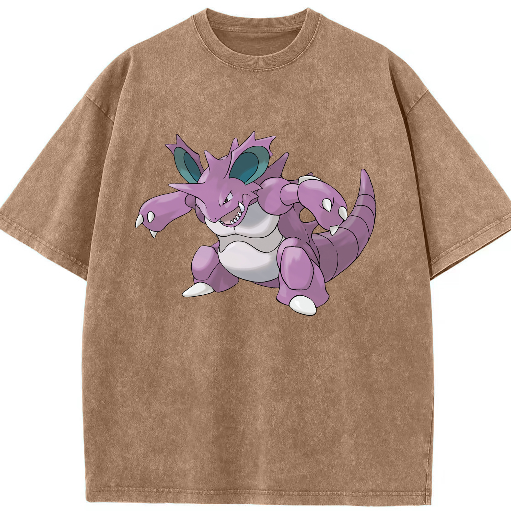 （画像用） ポケットモンスター Pokémon 綿100% ヴィンテージ風 半袖Tシャツ（フロントプリント）