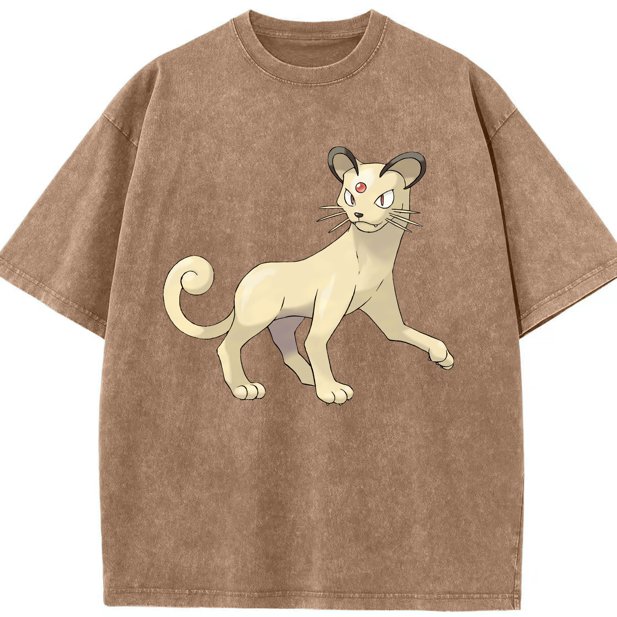 （画像用） ポケットモンスター Pokémon 綿100% ヴィンテージ風 半袖Tシャツ（フロントプリント）